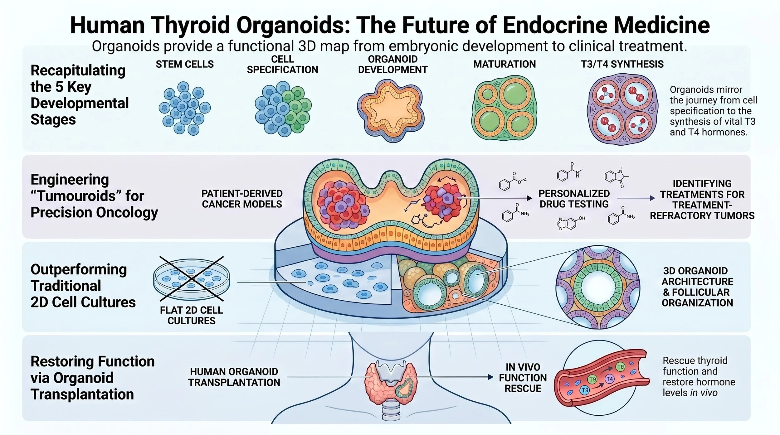 Human thyroid organoids: tools for understanding thyroid diseases and development