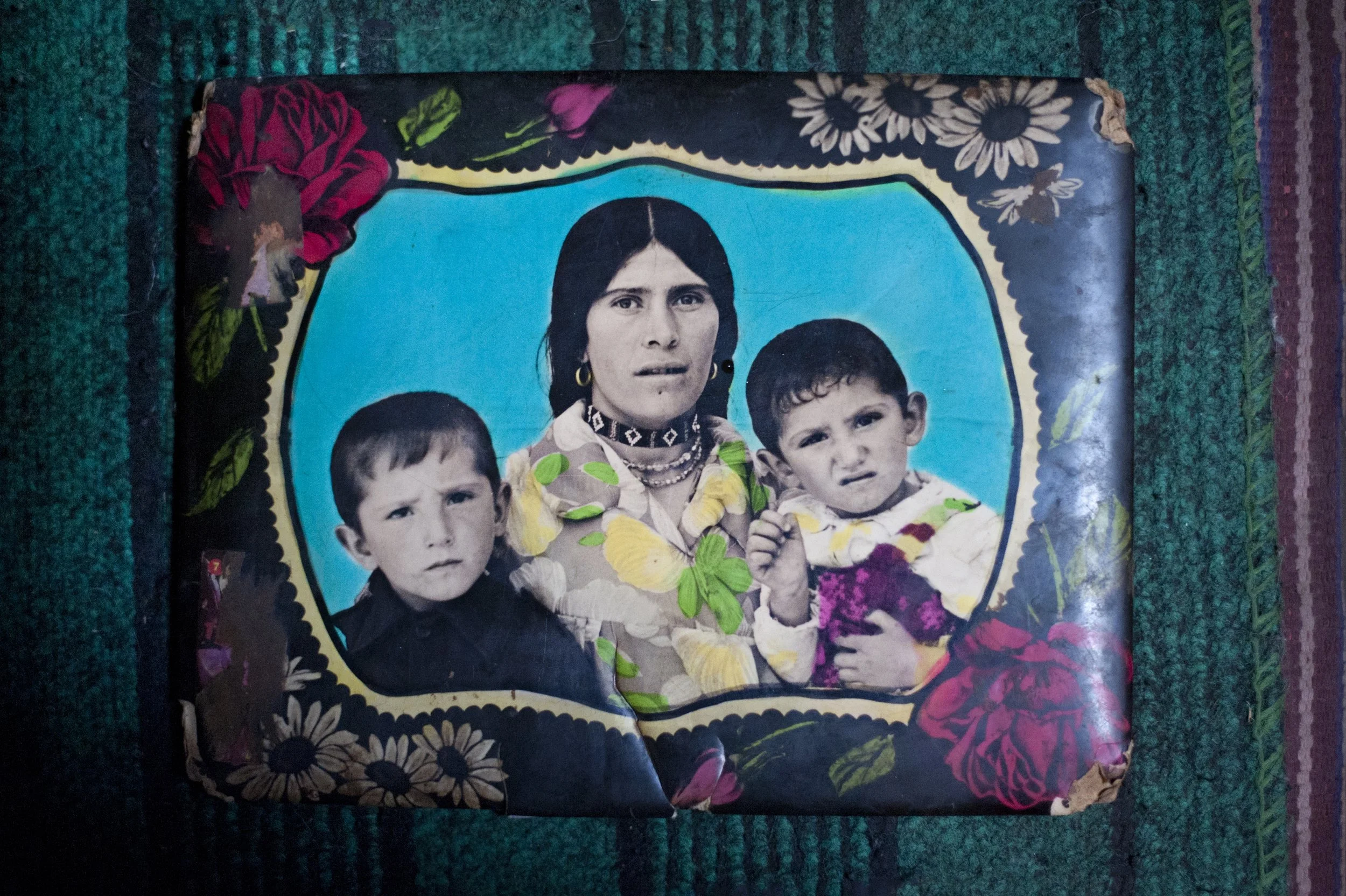 A picture of Odinamo with her two children.