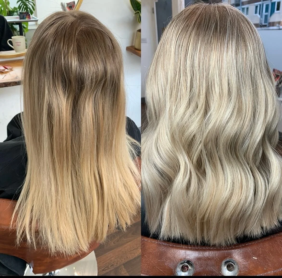 Vanilla blonde🍨✨ before&amp;after by our stylist Zoe.
#bristolhair #bristolhairdresser #wellaprofessional #bristol #chandosroad