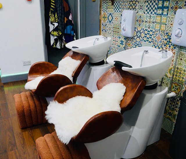 hair salon wash basins