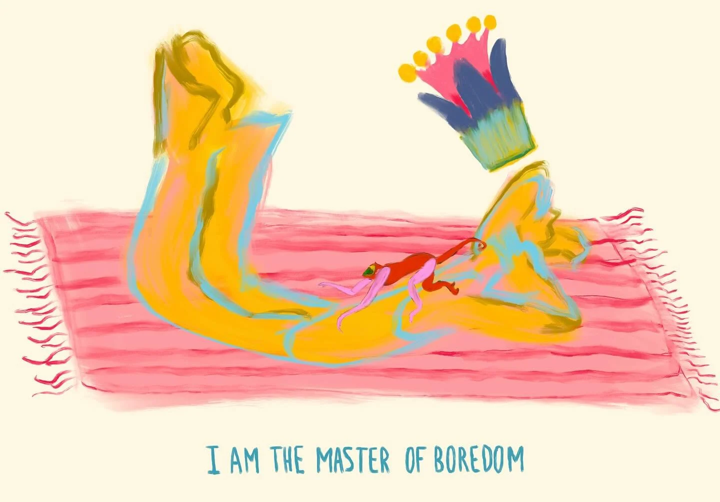 You know how I became an artist? Boredom. Pure boredom. I would sit there, nothing to do, staring at the sky. Clouds. Just clouds. And after five minutes they start to move funny. Ten minutes, they look like animals. Fifteen minutes, and suddenly I h