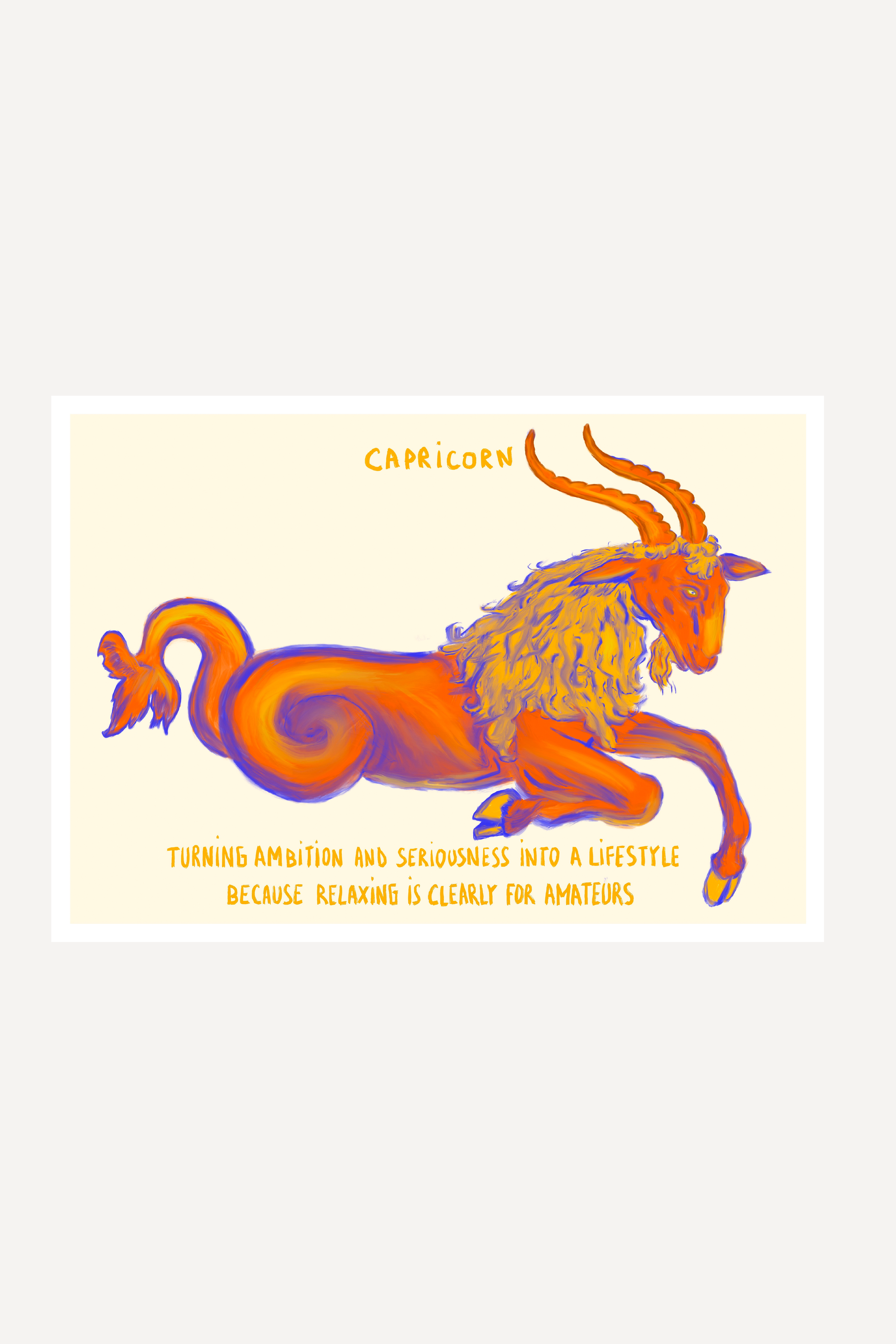 CAPRICORN STAR SIGN | PRINT