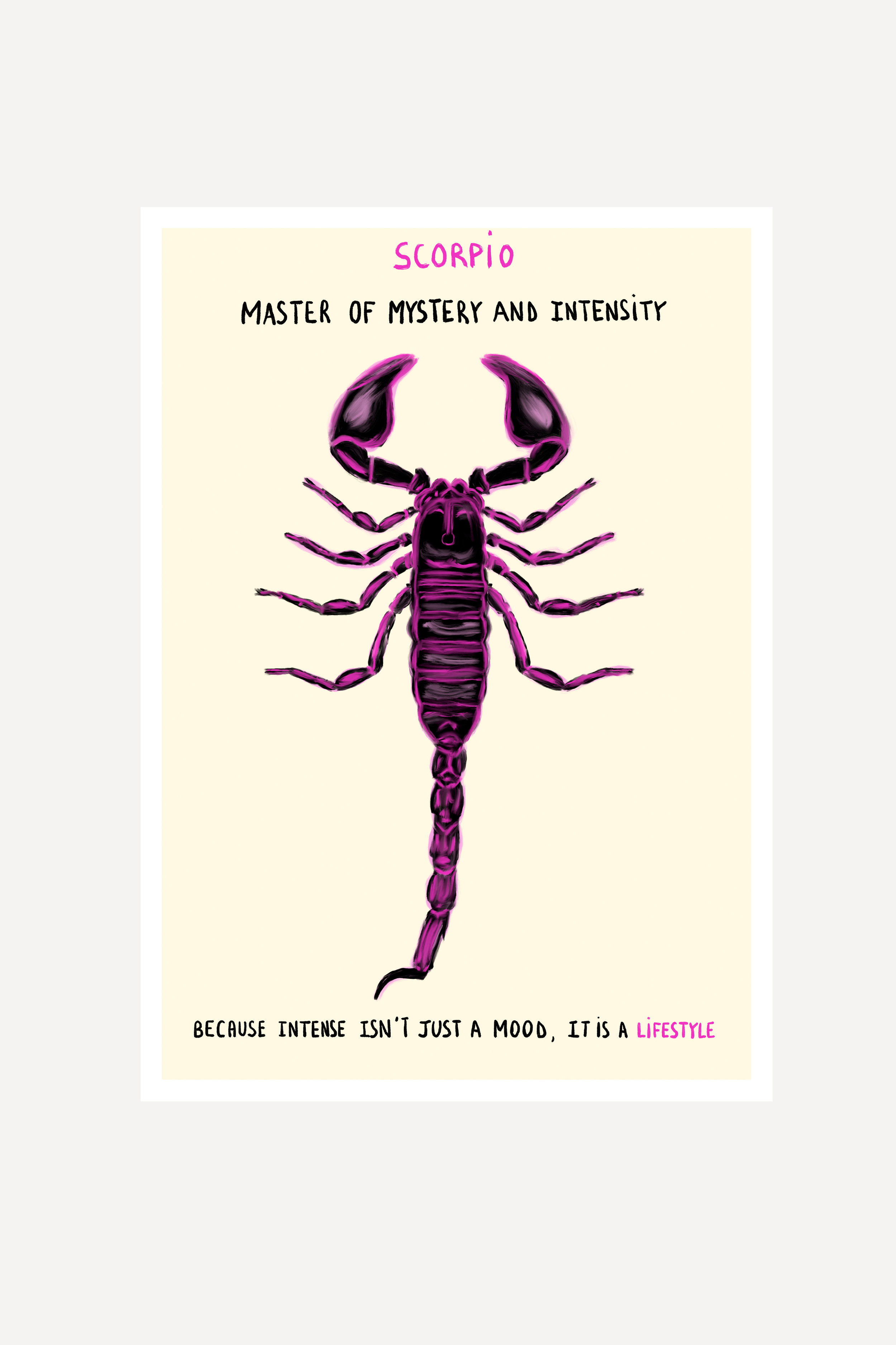 SCORPIO STAR SIGN | PRINT