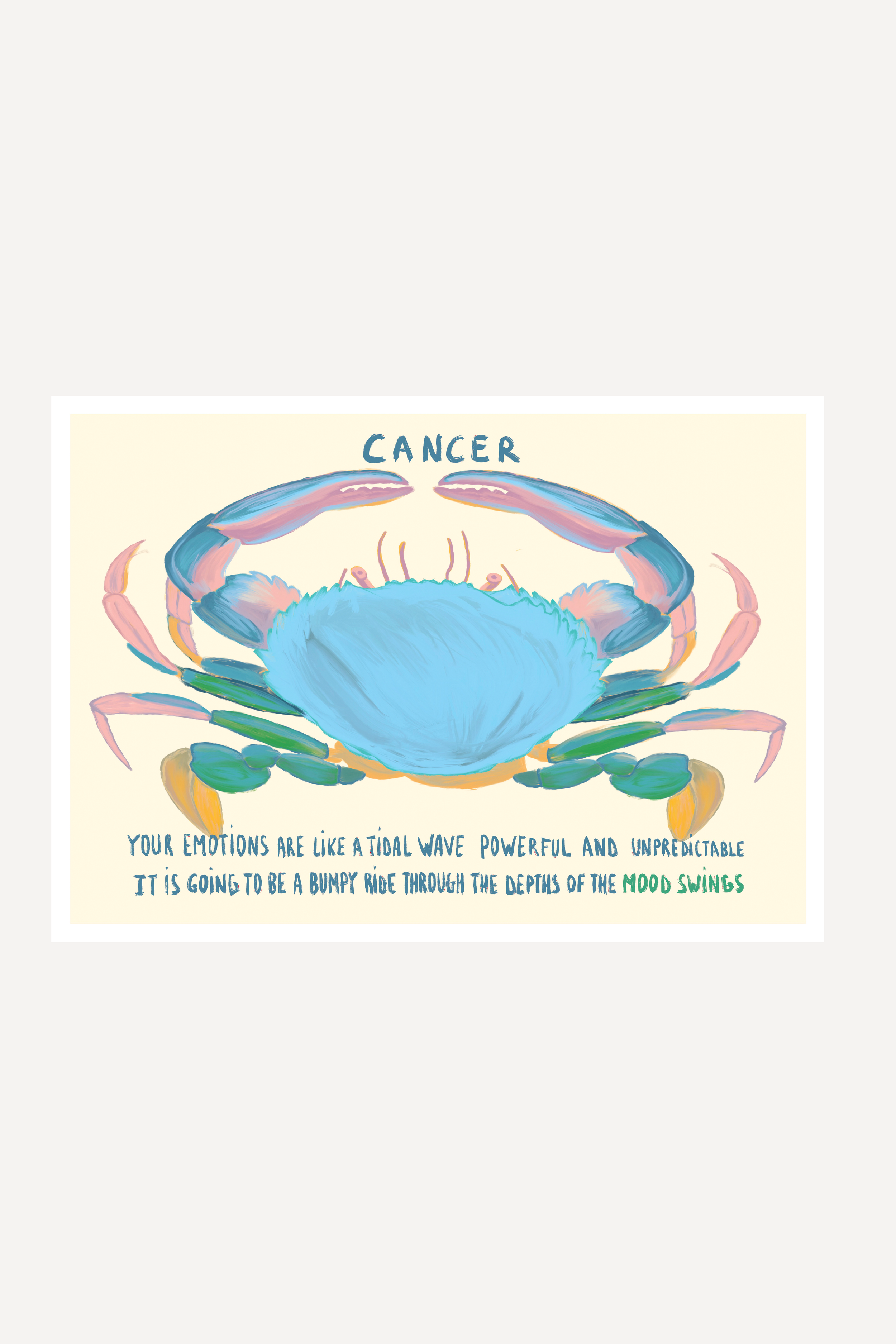 CANCER STAR SIGN | PRINT