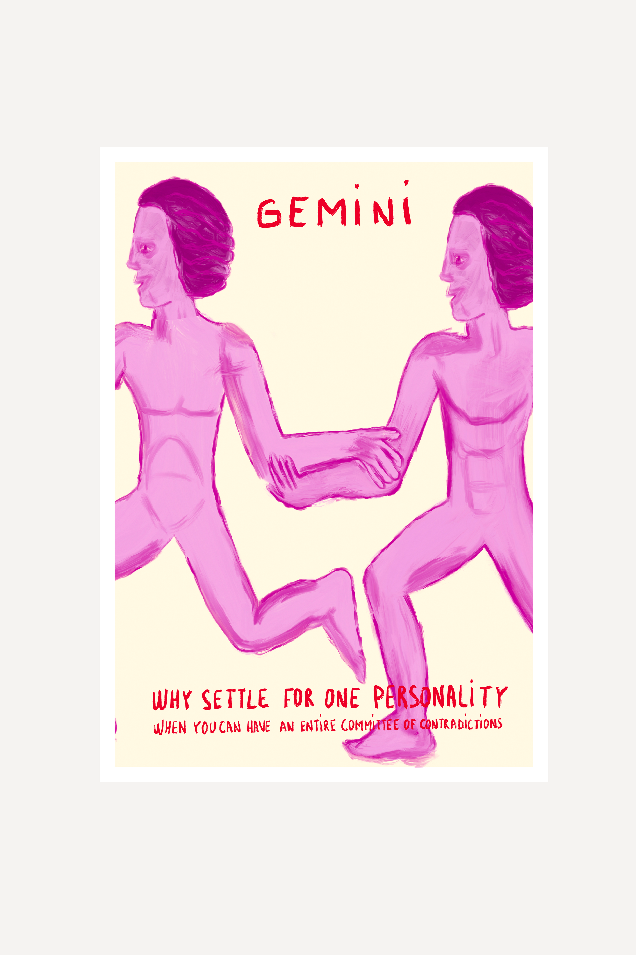 GEMINI STAR SIGN | PRINT