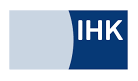 IHK-Logo auf weißem Hintergrund