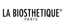 Logo mit dem Text 'LA BIOSTHETIQUE PARIS' in schwarz auf weißem Hintergrund.