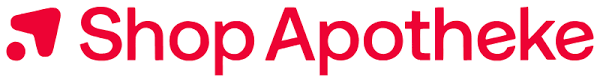 Logo der Marke ShopApotheke in der Farbe rot