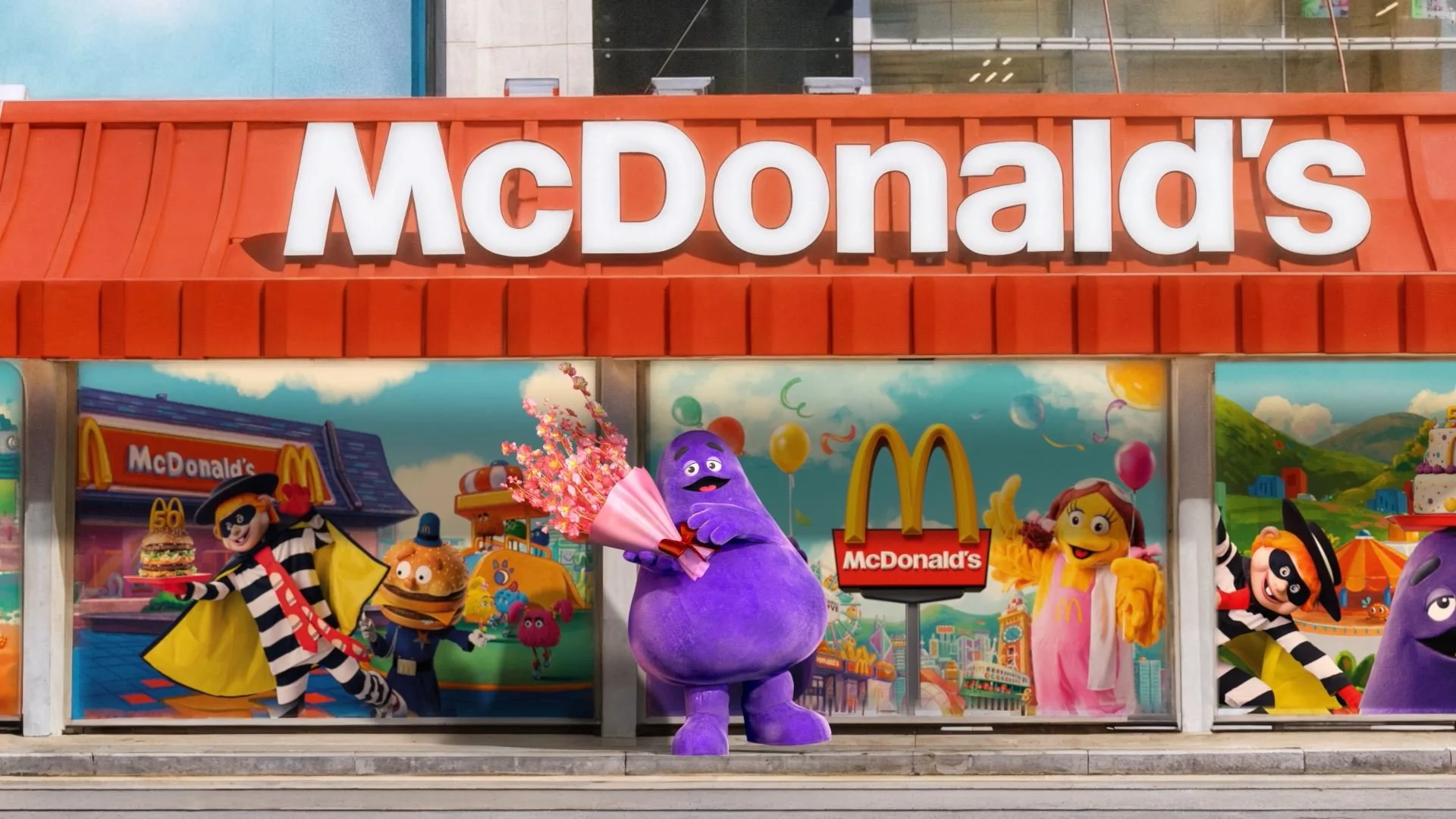 麥當勞50週年花車