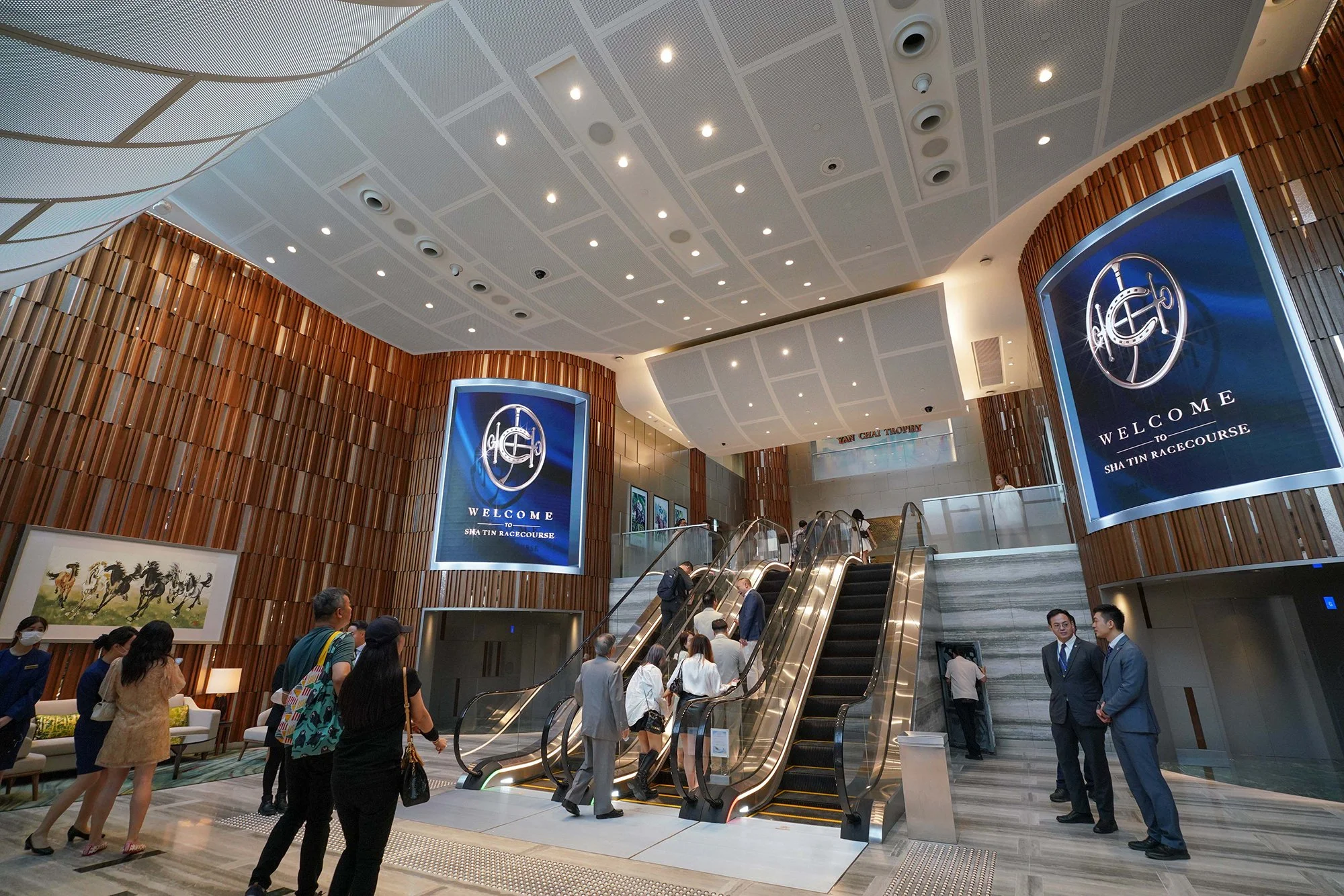 Grand new Members Main Entrance