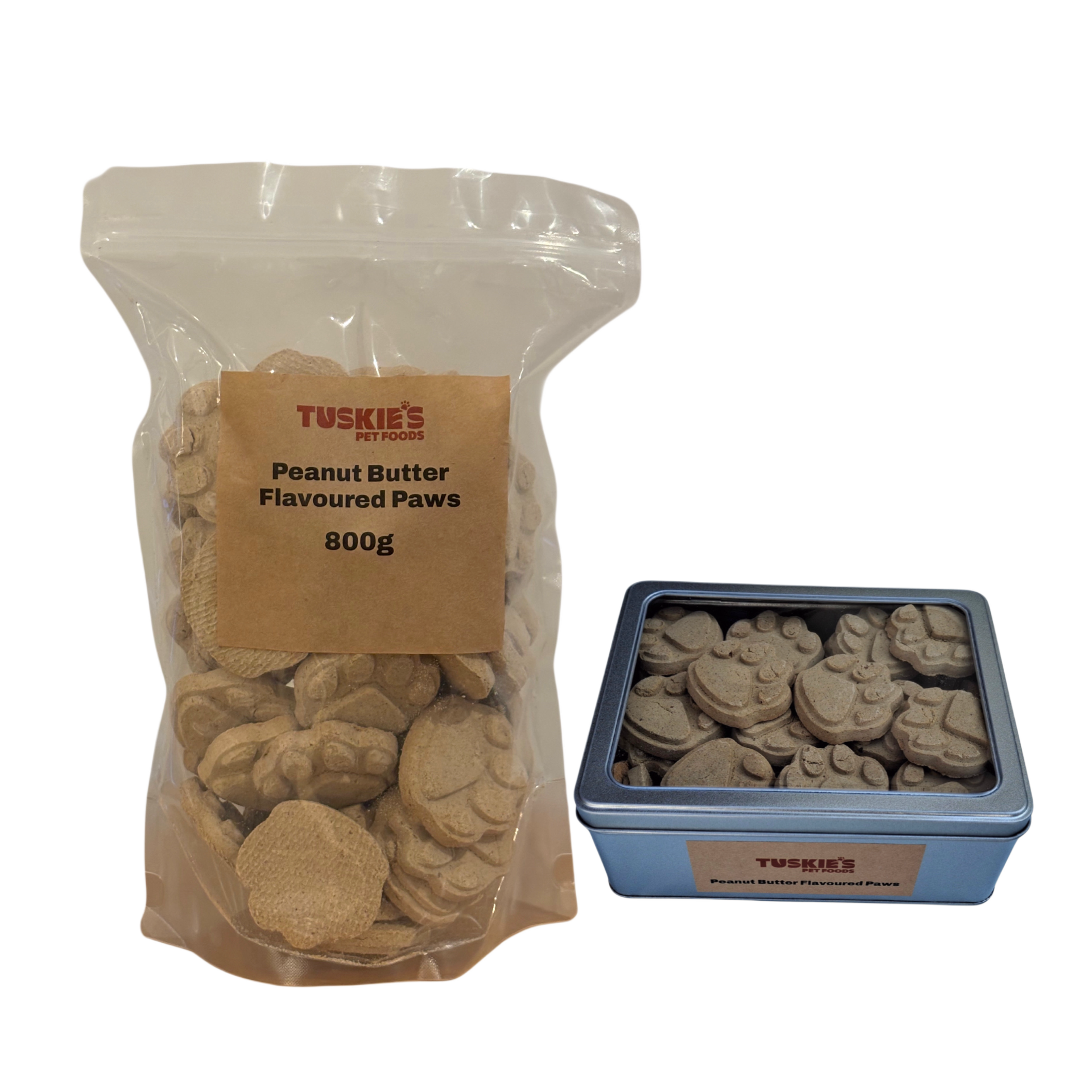 Peanut Butter Flavoured Paws 800g