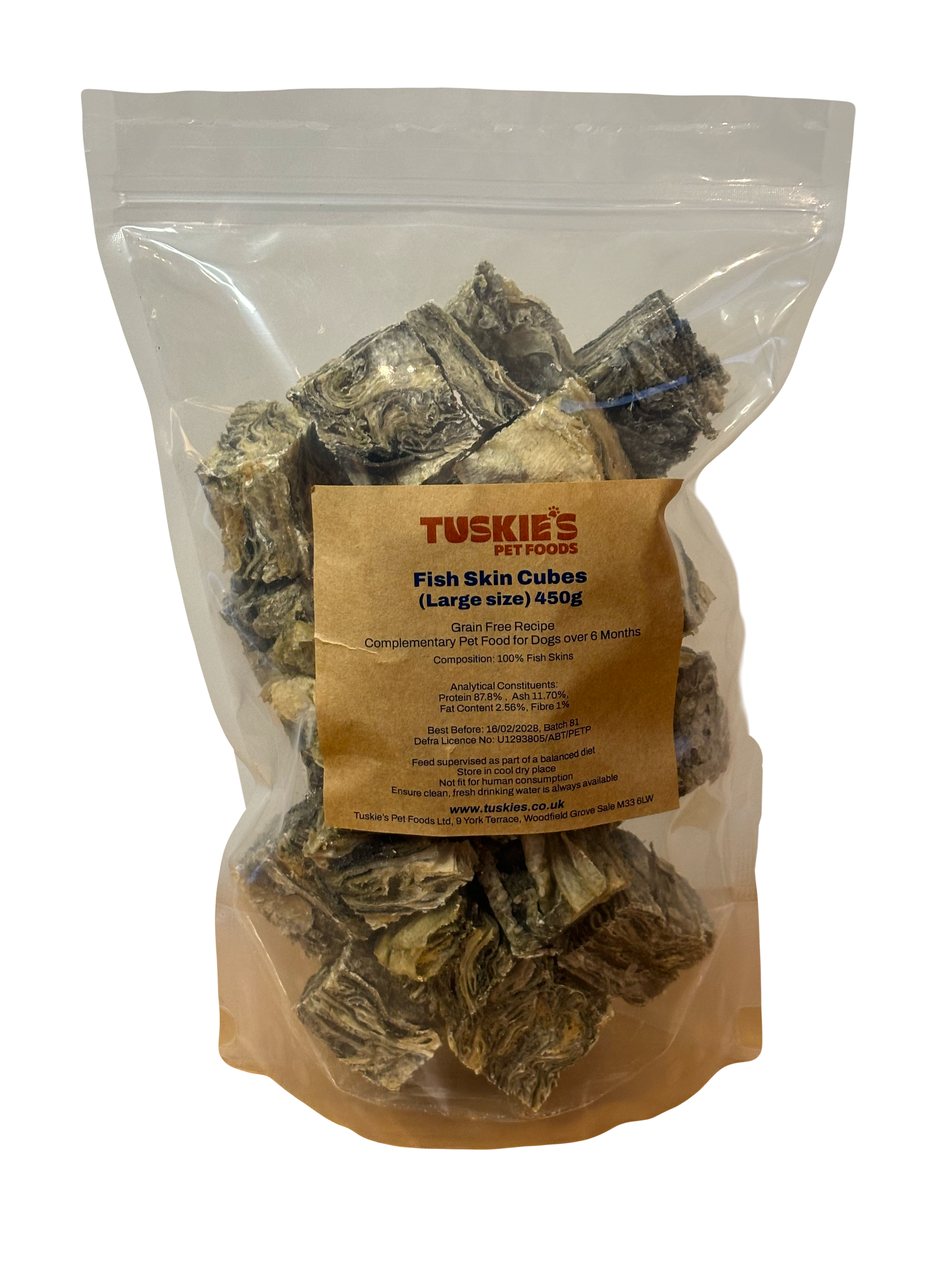 Fish Skin Cubes 500g