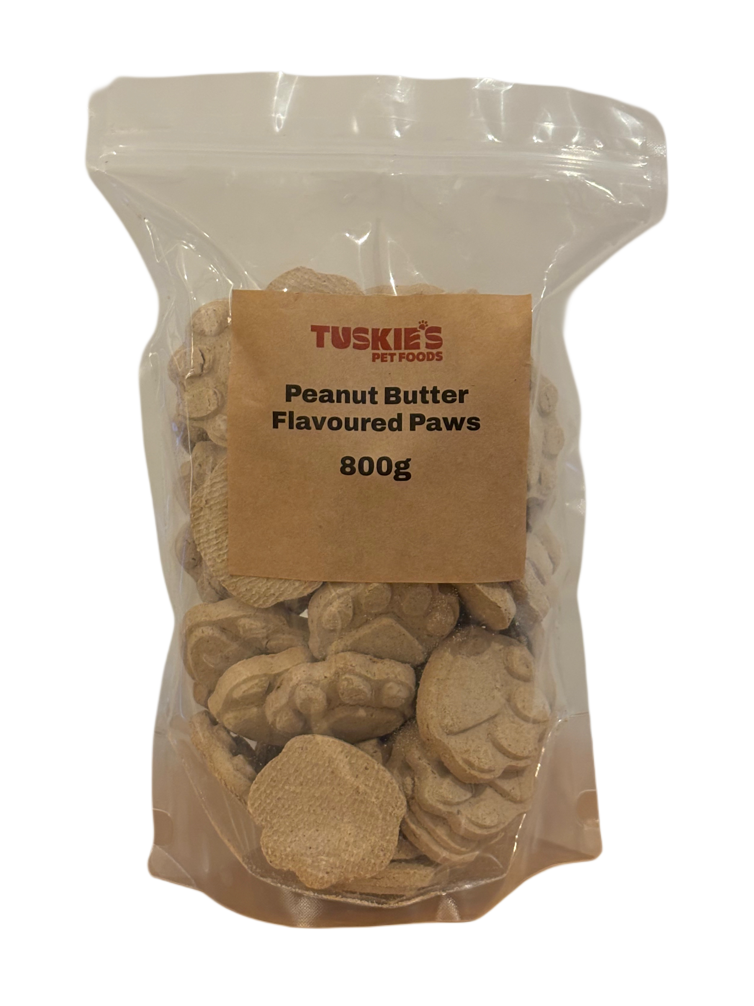 Peanut Butter Flavoured Paws 800g