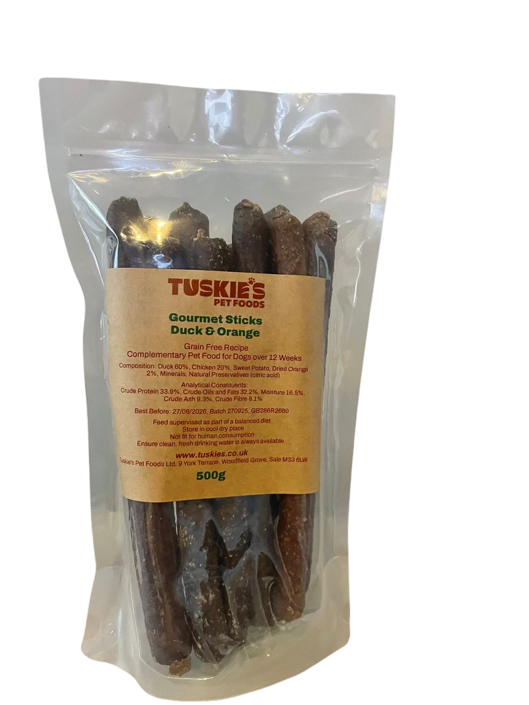 Gourmet Sticks Duck & Orange 500g