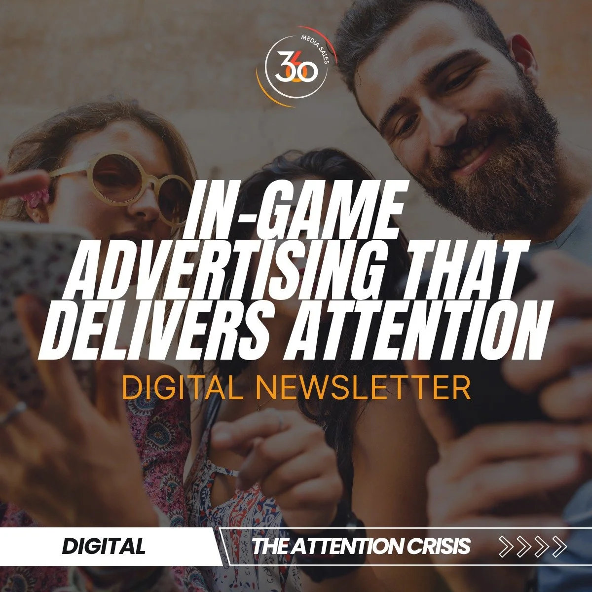 🎮Cutting through the noise with in-game advertising 🎯

 Digital audiences are overwhelmed, scrolling past up to 50 ads per minute. At 360 Media Sales, we&rsquo;re helping brands get noticed with intrinsic, privacy-compliant in-game placements that 