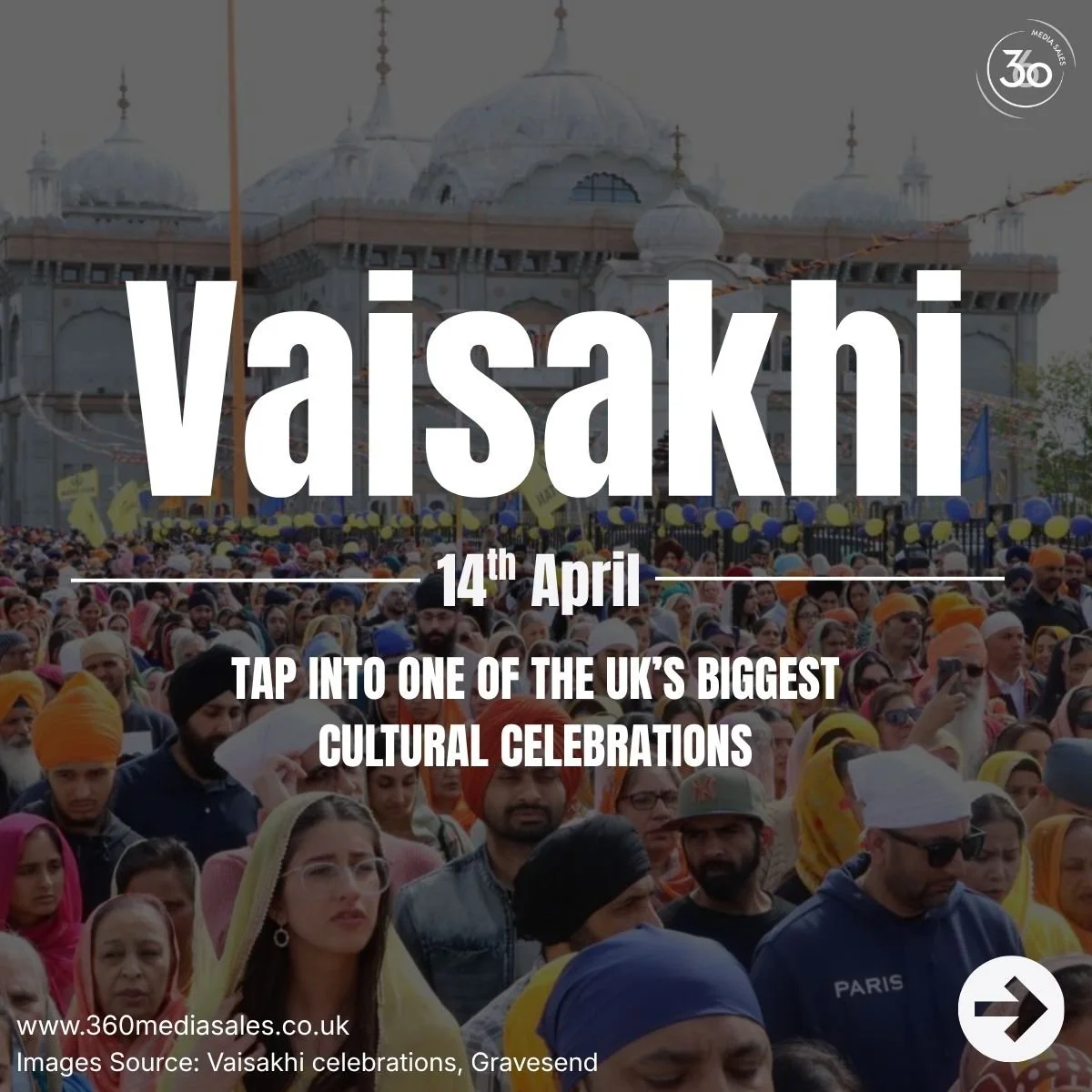 🌼 Vaisakhi is one of the UK&rsquo;s biggest and brightest cultural celebrations &mdash; uniting Sikh, Punjabi, and wider communities across the country! 🇬🇧✨

From Trafalgar Square to Southall, Birmingham &amp; Gravesend, the festival brings colour