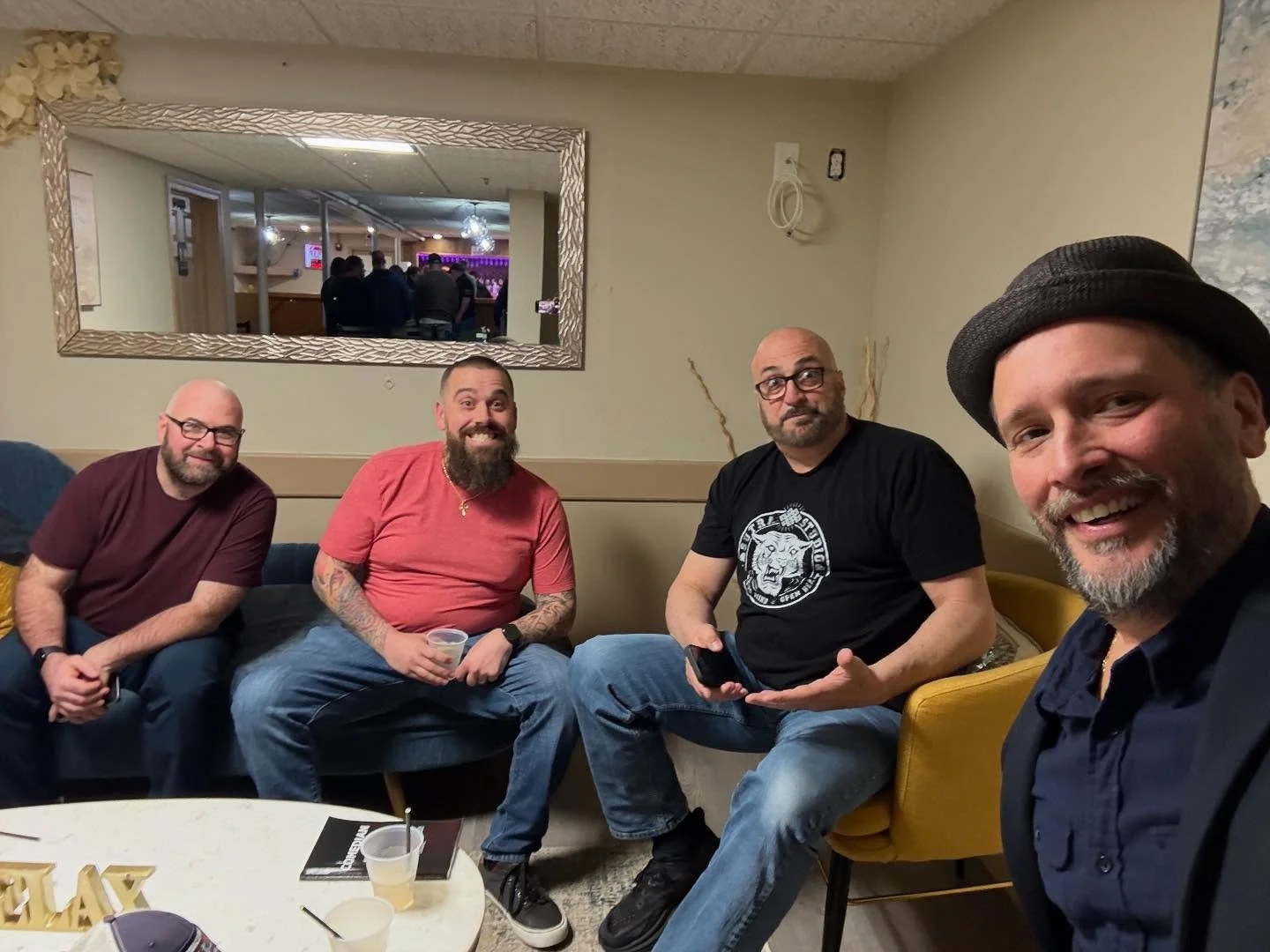 Living the comedy dream in Taunton Ma with these three freakin’ legends!!@jjjonescomedy @giannigotjokes @mikekcomic
Packed house, great crowd. Thank you so much for having me!!!
Finally, please help me a good “caption” for last