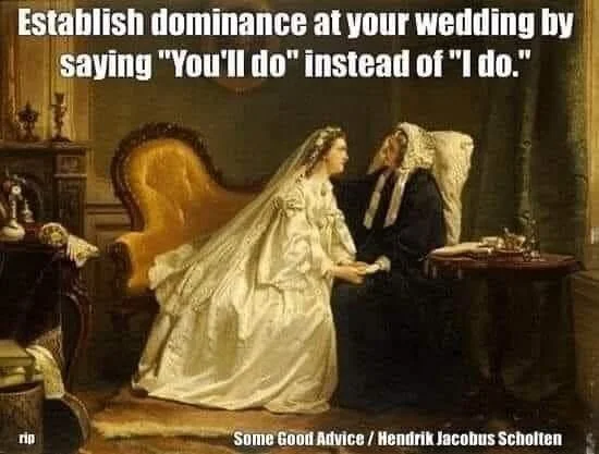 Start as you mean to go on? 😅

#weddings #personalvows #youlldo