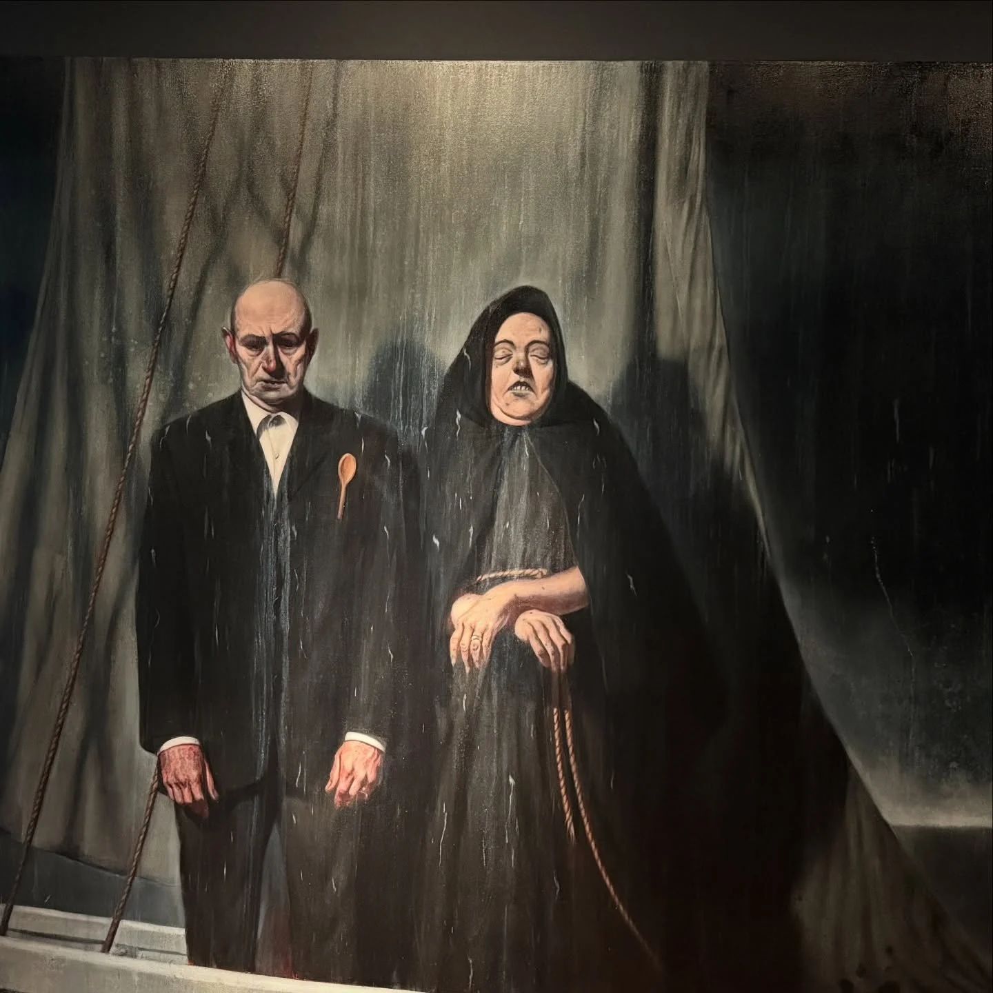 Nipped into Inverness Museum and Art Gallery this week to catch the Ken Currie exhibition, &lsquo;The Crossing&rsquo;. It&rsquo;s bleak, dark, macabre&hellip; a wee bit spooky. Catch it if you dare&hellip;
You can cheer yourself up in the gift shop o