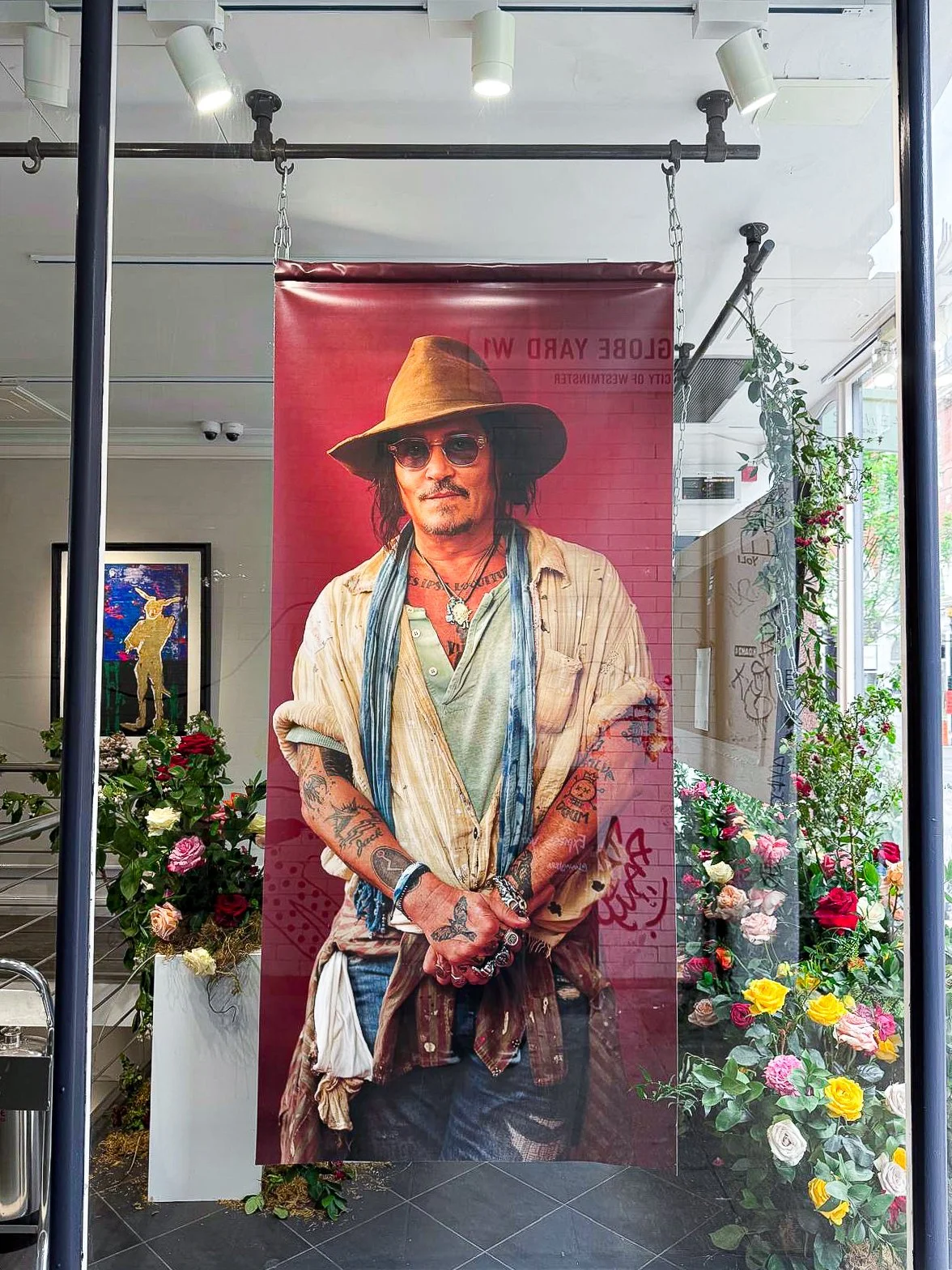Castle Fine Arts - Johnny Depp Rose Garden