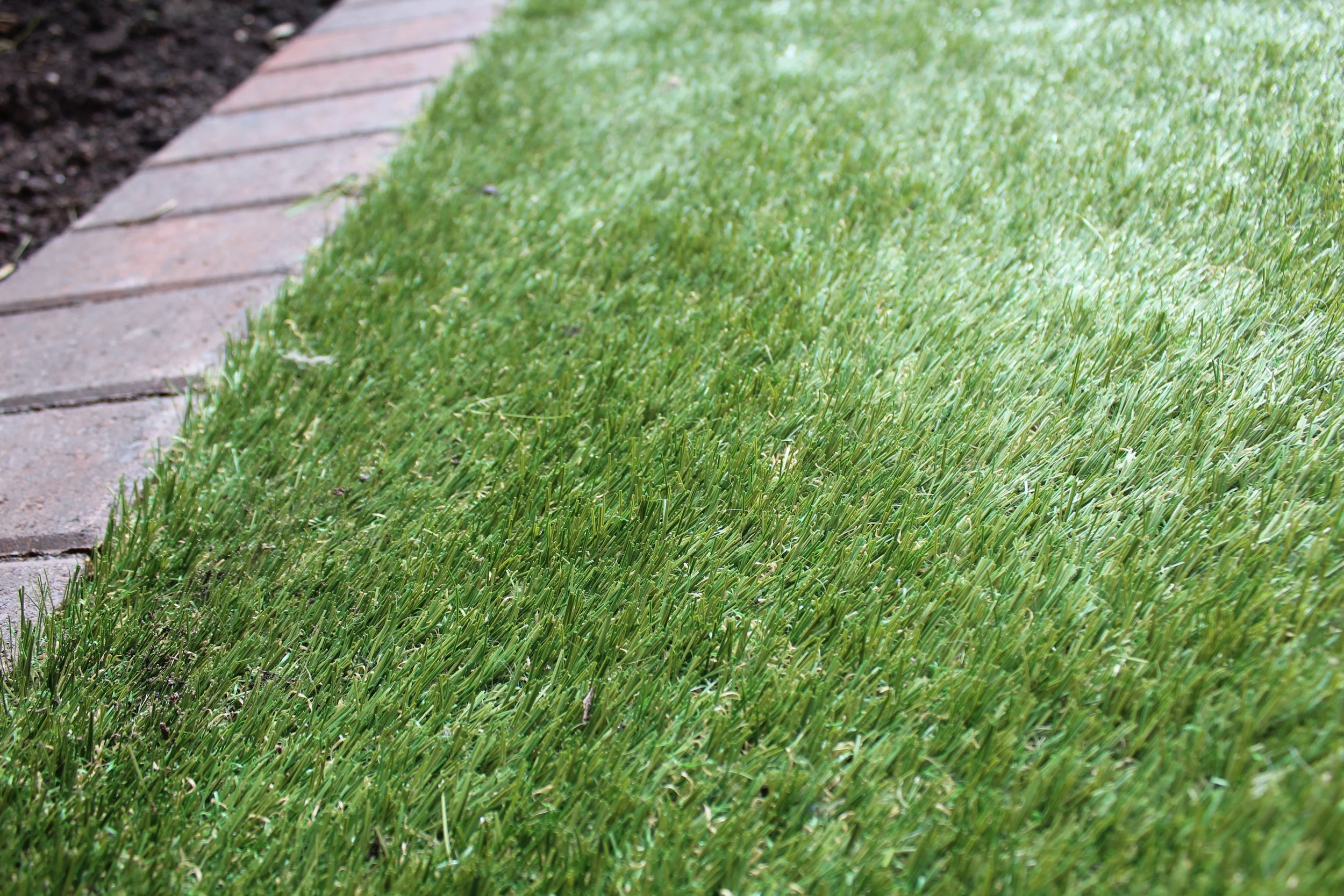 Close up of artificial grass