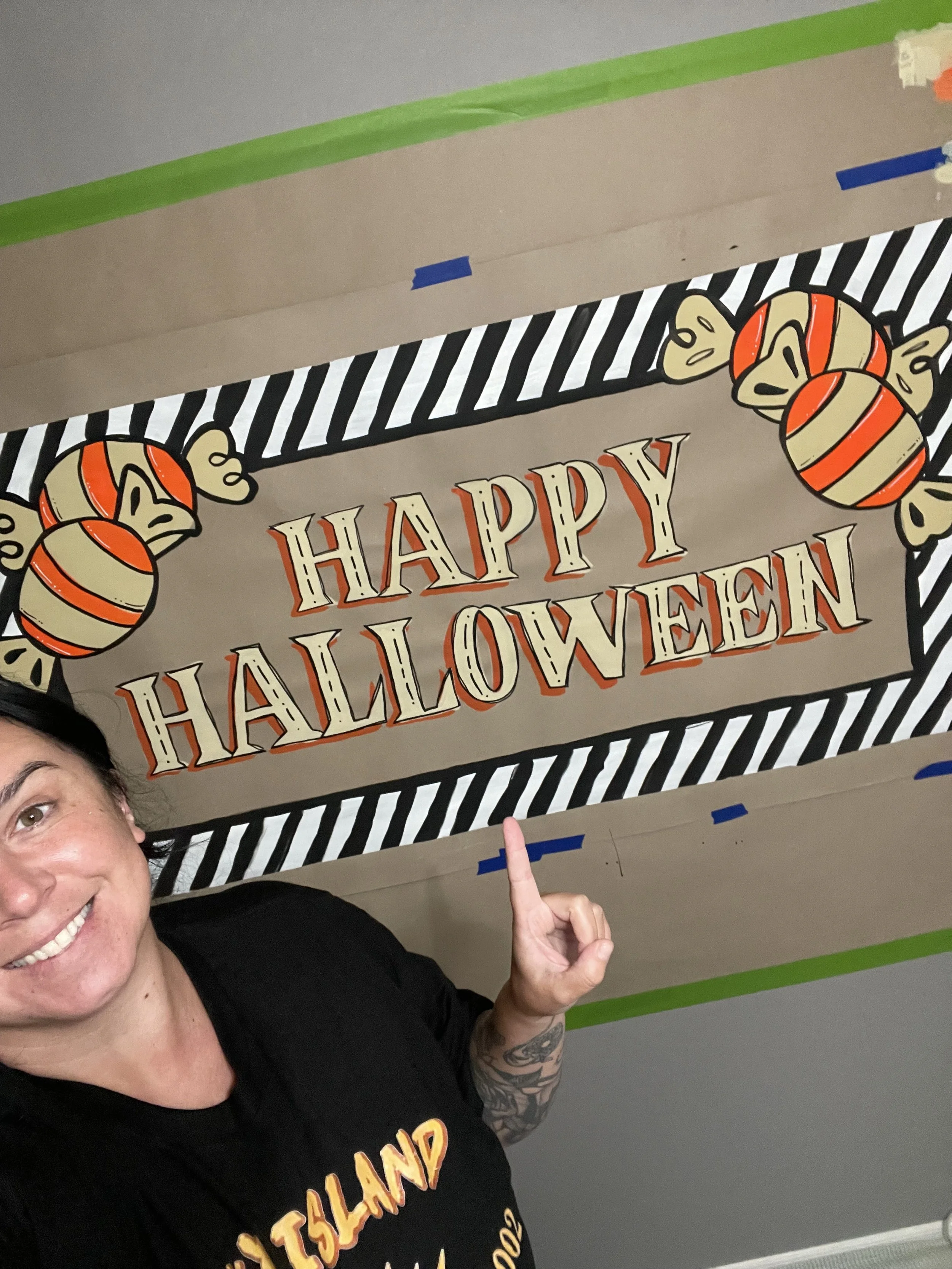CUSTOM HAND PAINTED BANNER — LittleCreativeLife