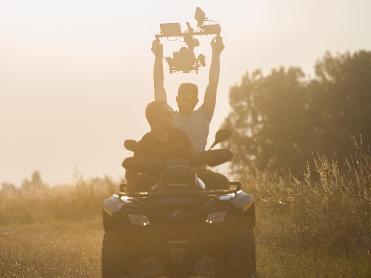 Gimbal Kamera auf Quad