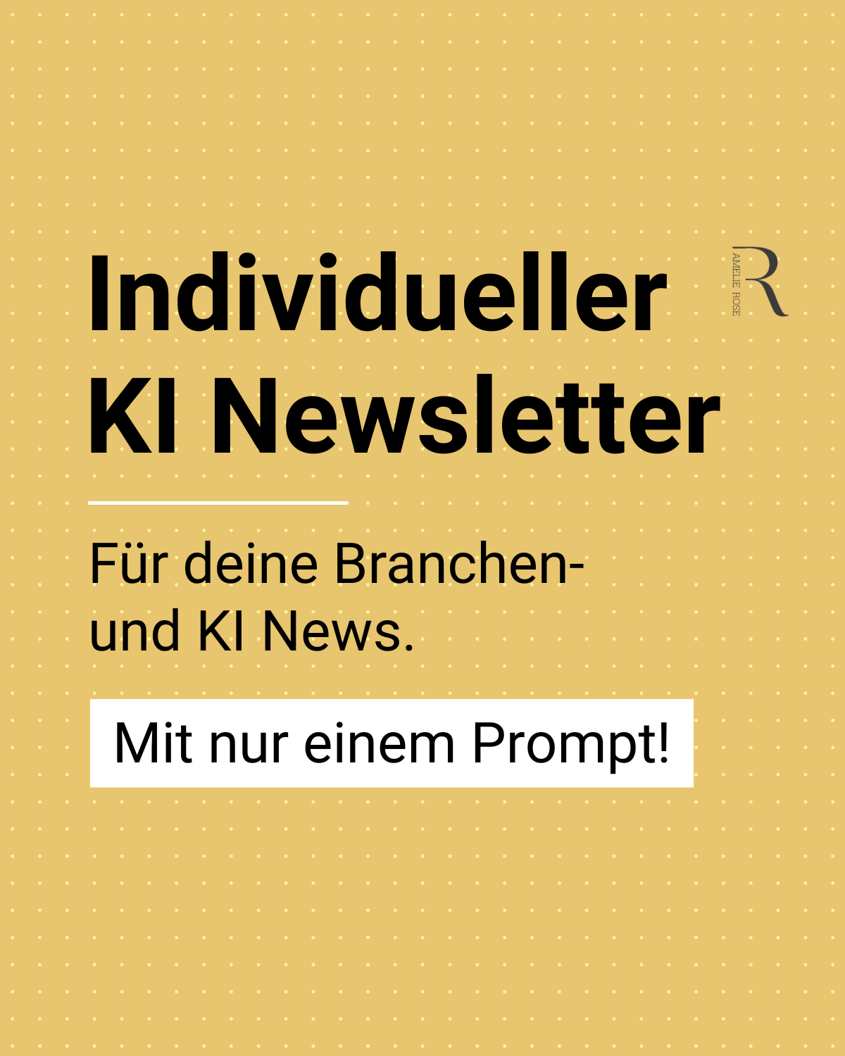 Individueller KI Newsletter