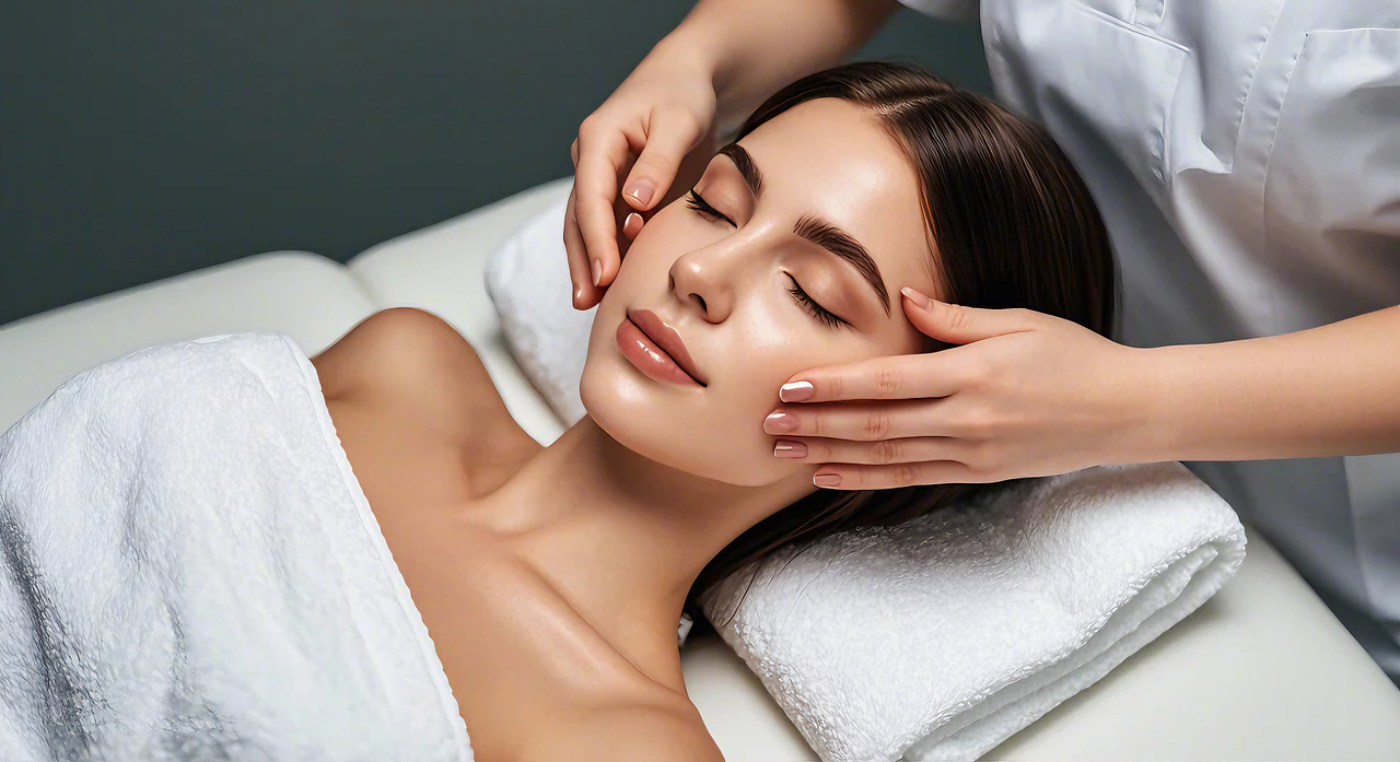 Skin regeneration facial treatment in Harley Street London clinic including microneedling and advanced skin therapies