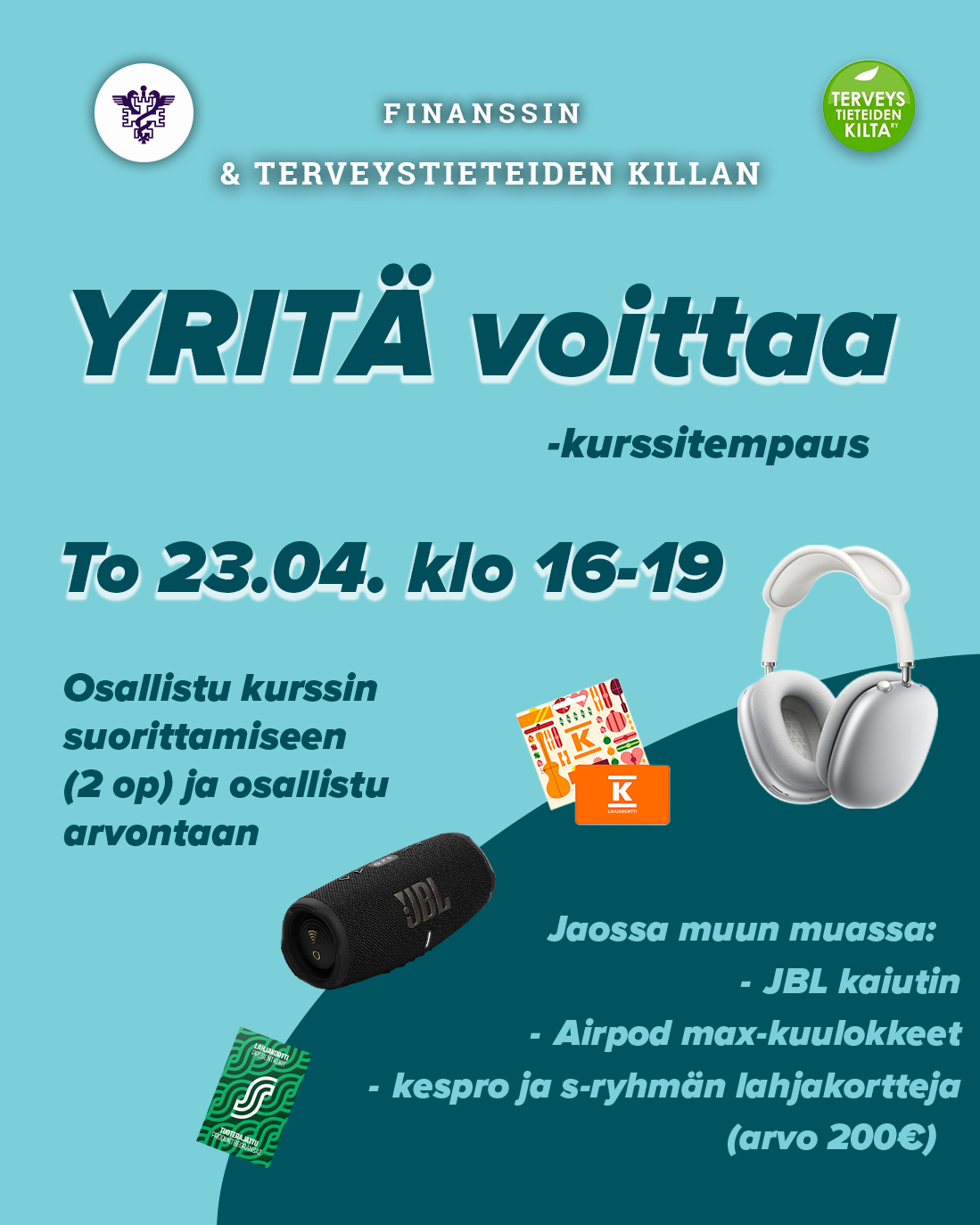 YRITÄ voittaa-kurssitempaus