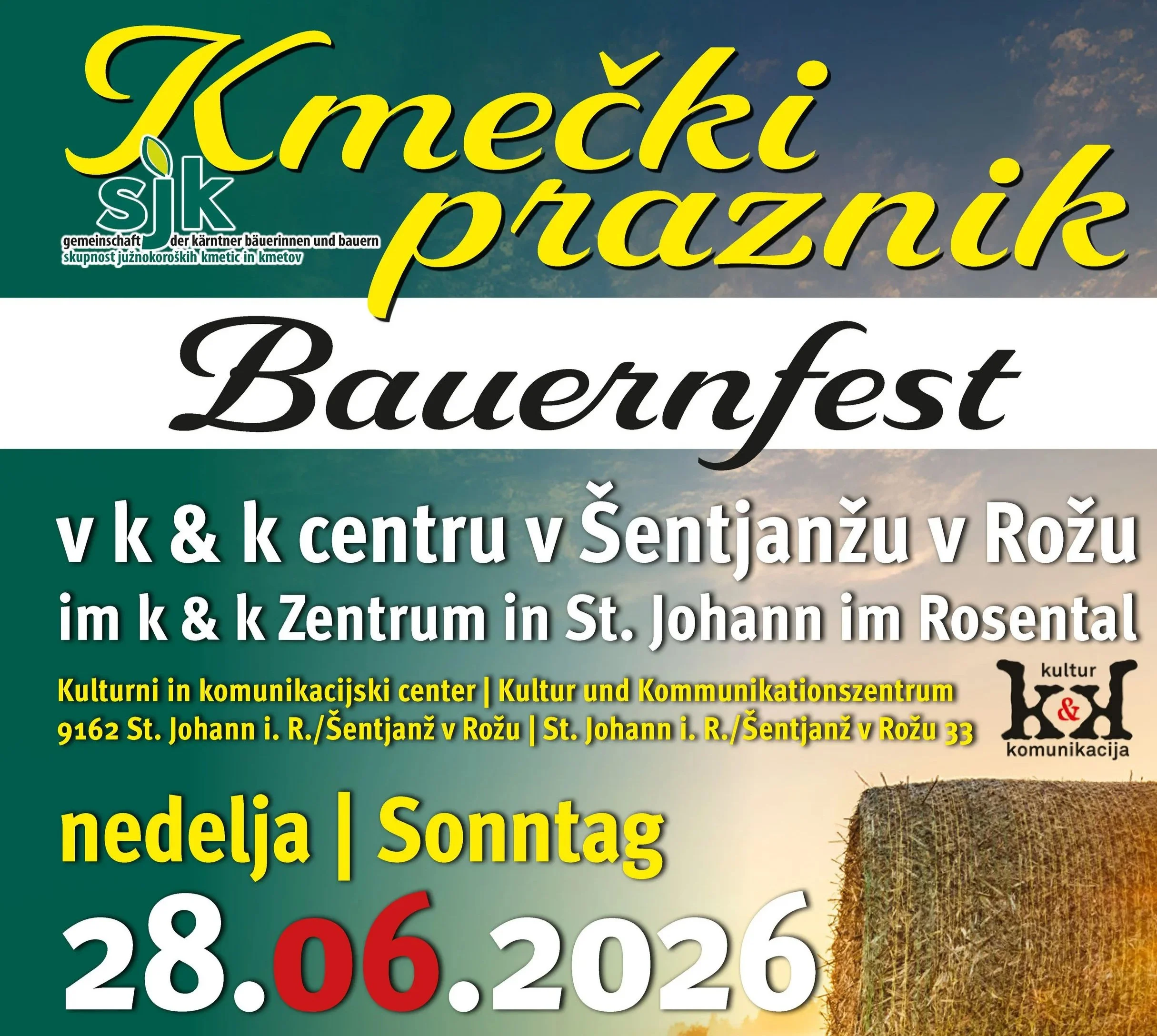 Kmečki praznik / Bauernfest 2026