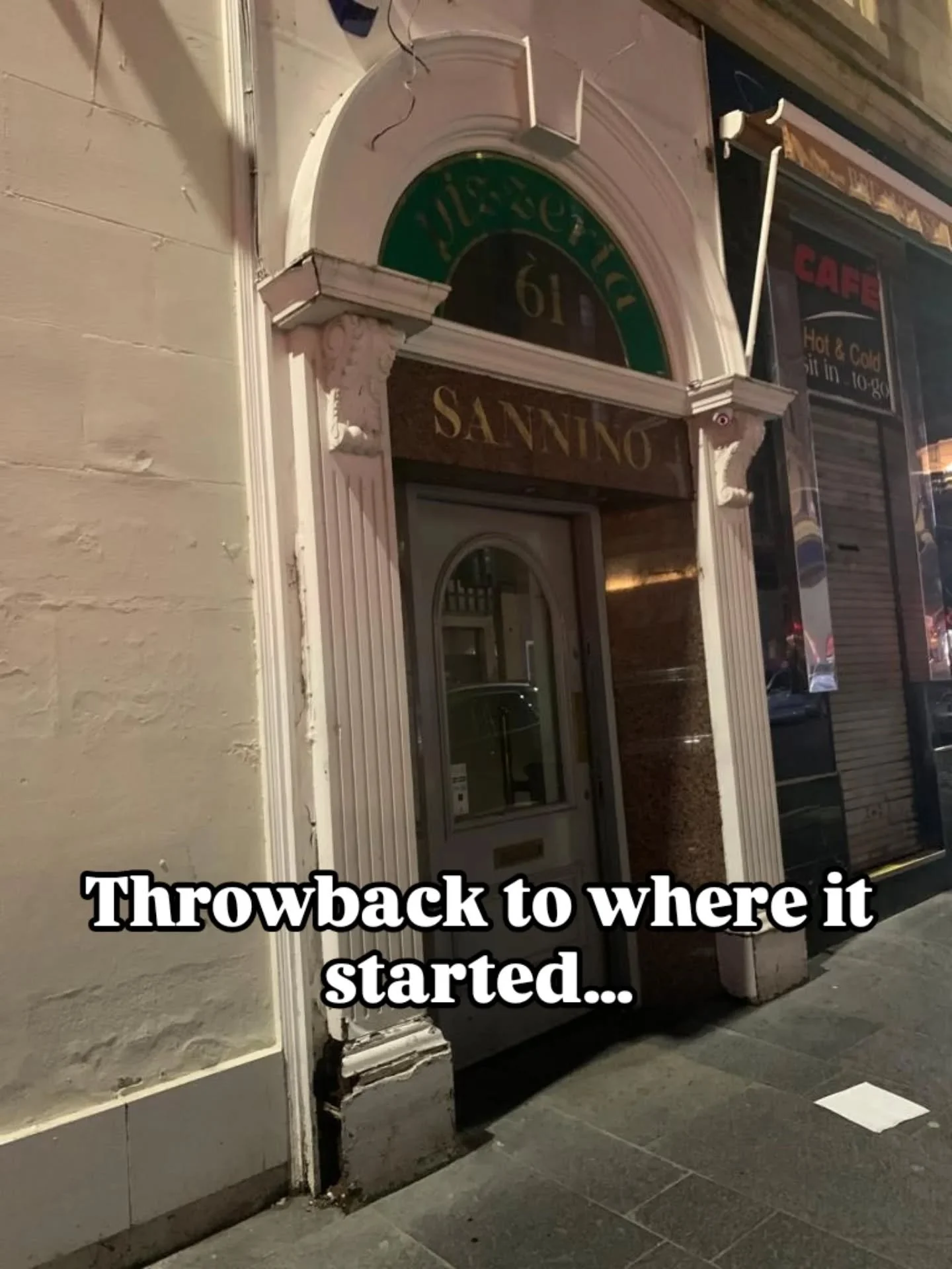 Throwback Thursday ✨

Sannino &rarr; Sannio

Same location, completely reimagined.

Every detail has changed over time &mdash; and we&rsquo;re still not finished.