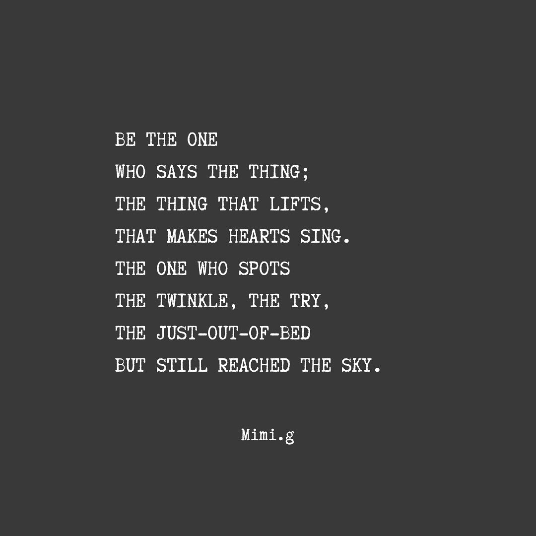 Compliments aren&rsquo;t small talk.
They&rsquo;re soul talk. ✨
They cost nothing; but might just change someone&rsquo;s whole day.
A kind word. A quick &ldquo;you&rsquo;ve got this.&rdquo; A &ldquo;that colour suits you.&rdquo;
That&rsquo;s power. T