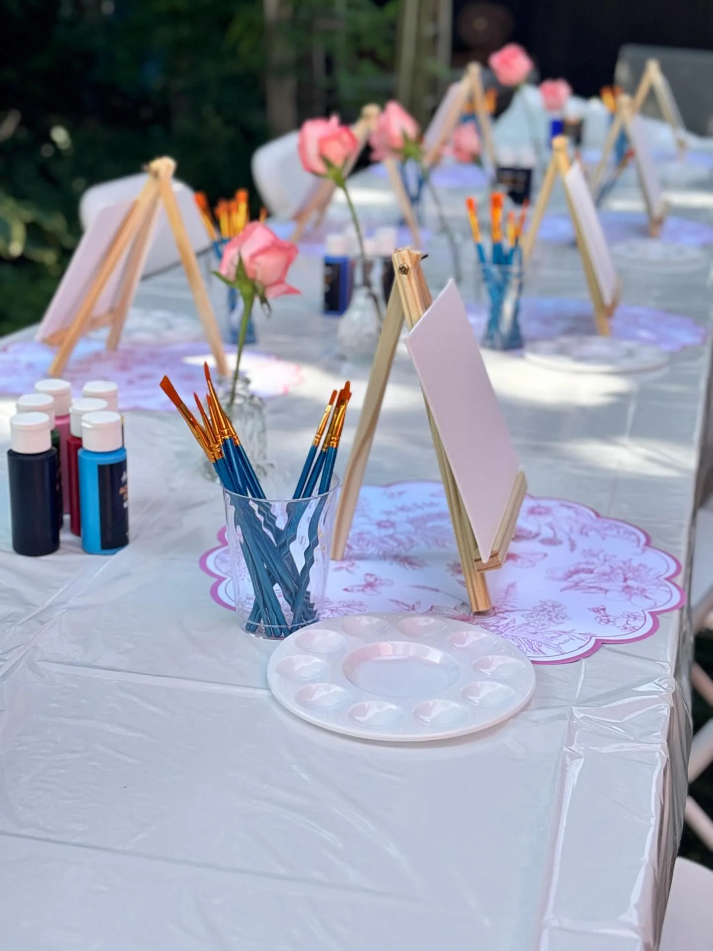 7.19.2025 - A Backyard Paint-and-Sip Garden Party 🌷