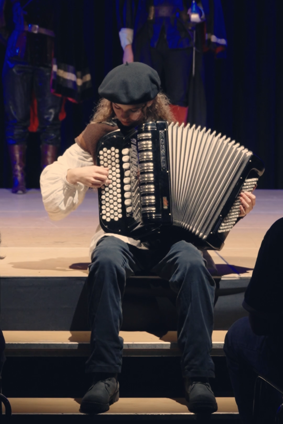 Das Wintertheater on Tour wird mit Live-Musik begleitet.