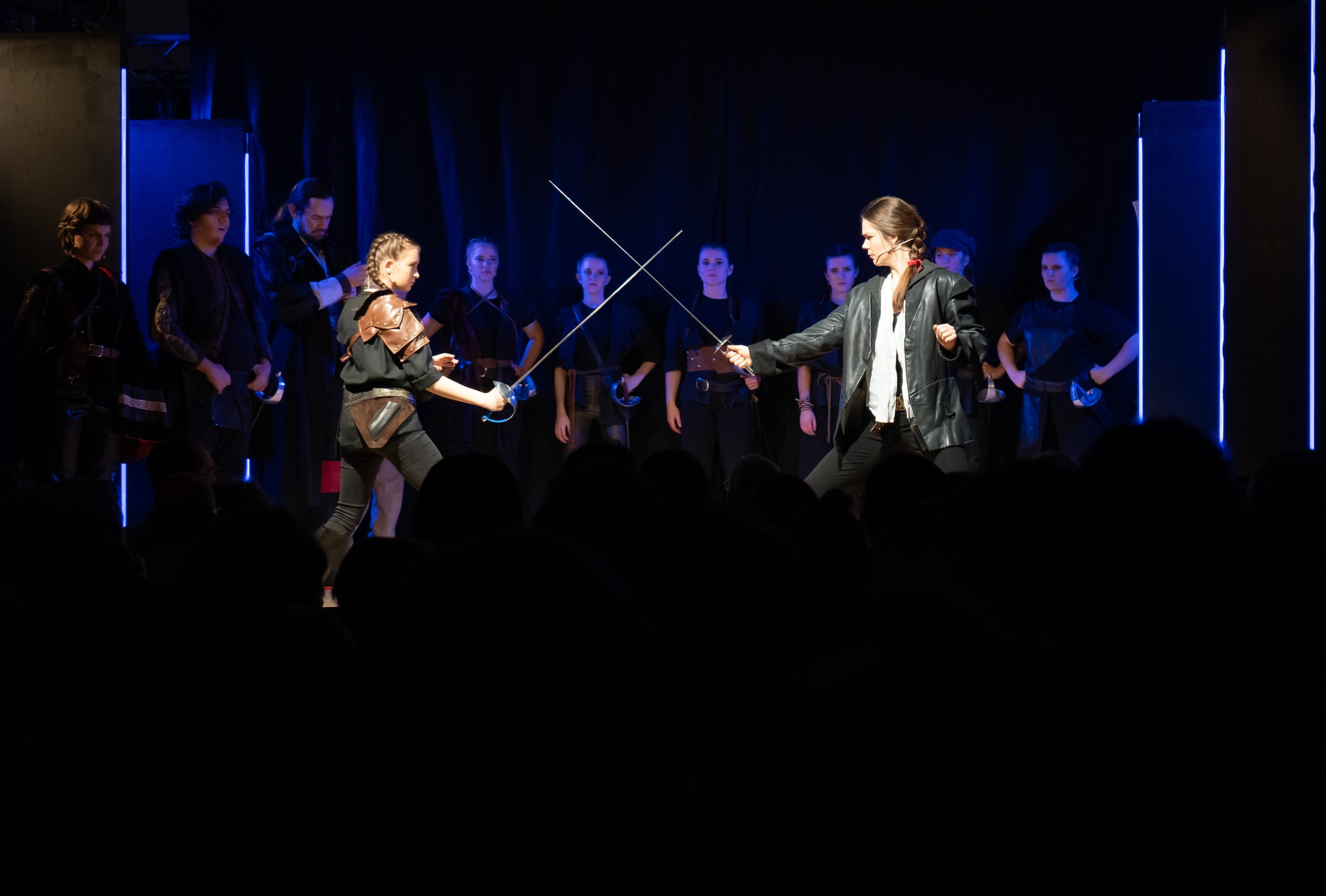 d'Artagnan und Claire bei ihrem Duell