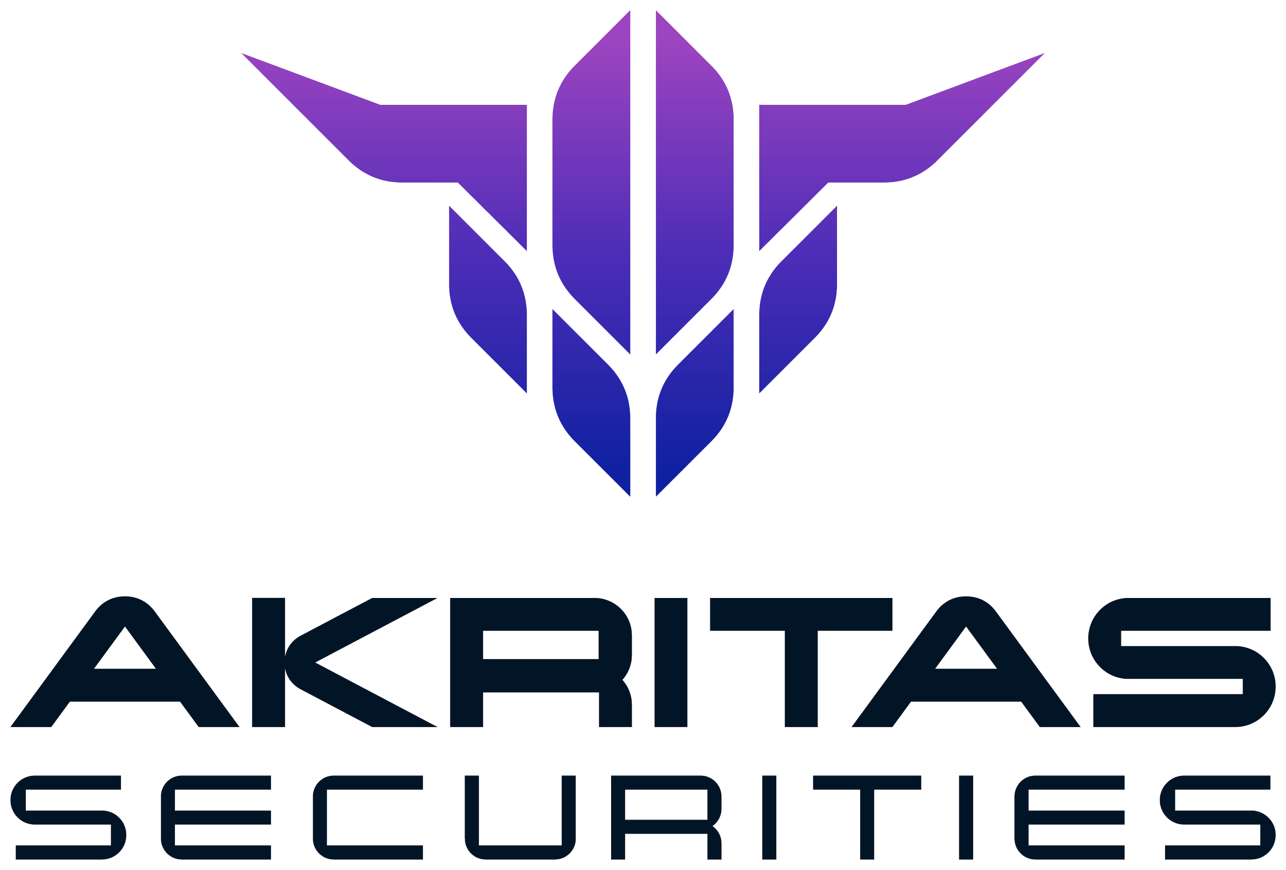 AK-Britas Security Services logo with a purple stylized eagle emblem and dark blue text
