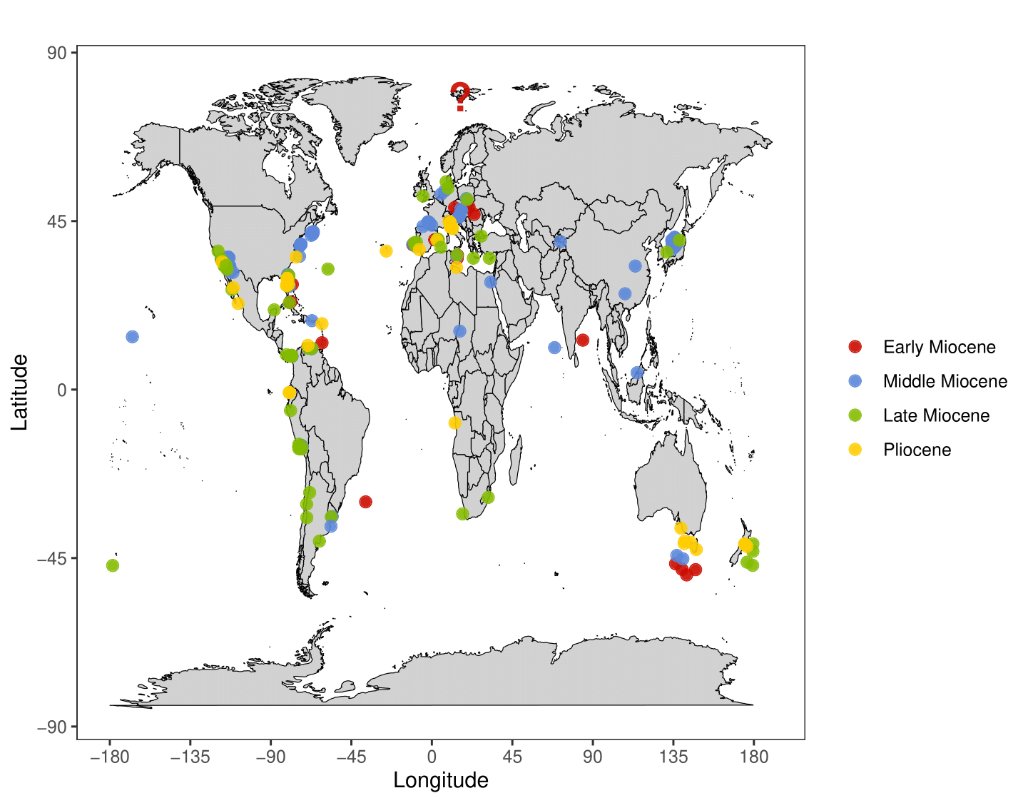 Just how far north was megalodon’s range?