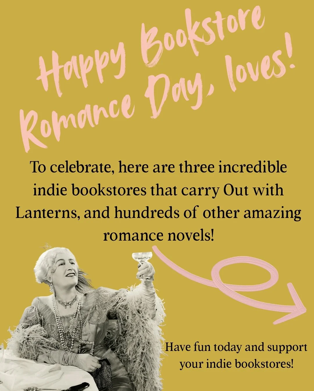 Happy Bookstore Romance Day! Seeing your book on an actual store shelf is surreal, incredible, and validating, so it feels especially important to celebrate the bookstore owners and staff who take chances on debuts, who rec their favourite reads, and