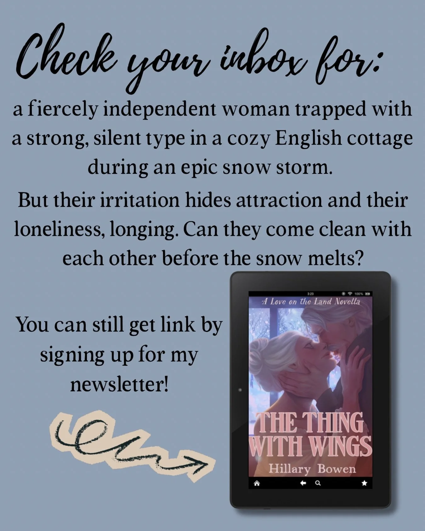 Check your emails, loves! The Thing With Wings should be waiting for you with all my love and excitement! 💗