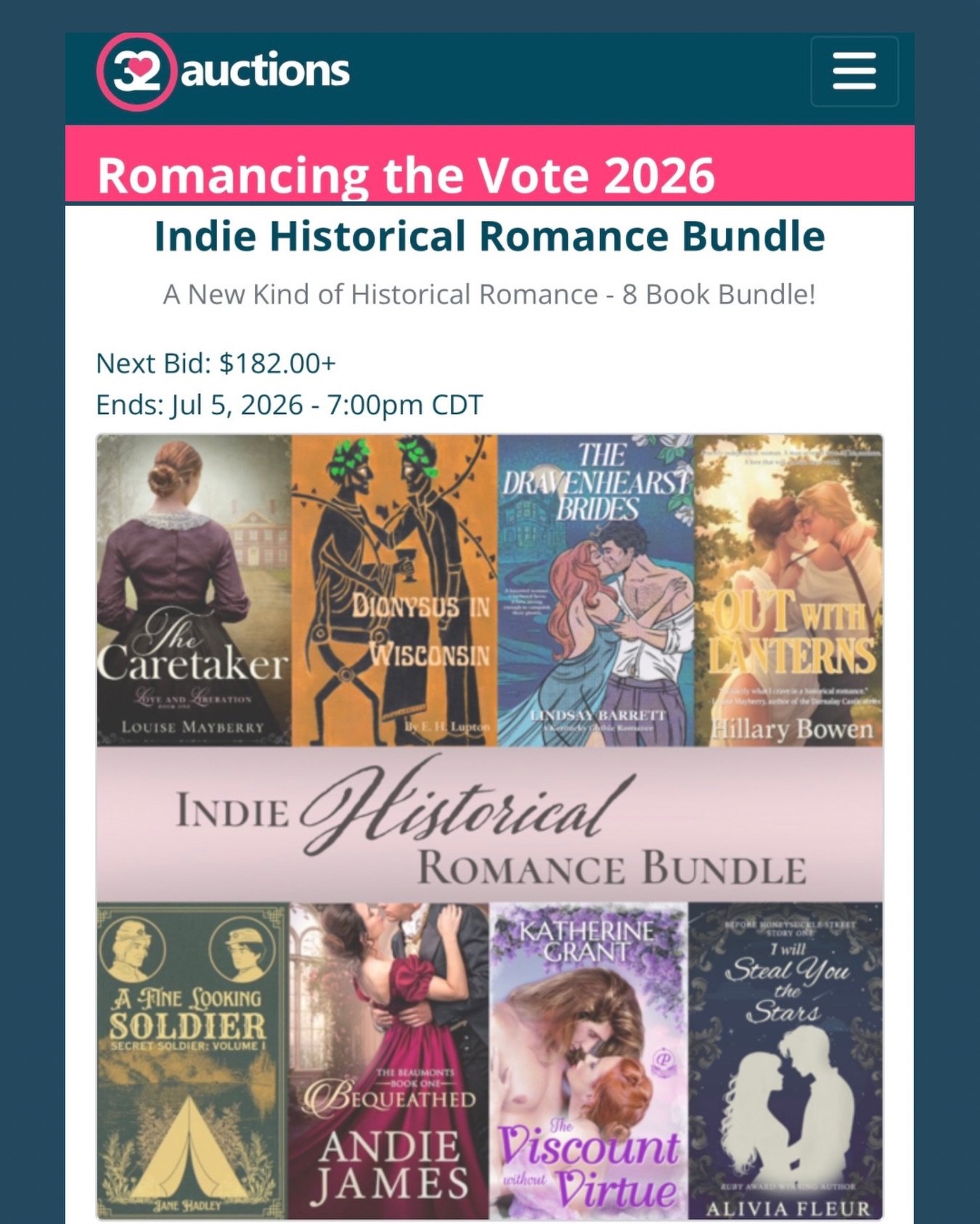 @romancingthevote starts today and you can find this jam packed indie bundle as part of it! Find some of the best indie authors writing today and support @scsjofficial  and @voteriders ! 
@louise.mayberry.writes @janehadleywrites @lindsay_barrett_boo