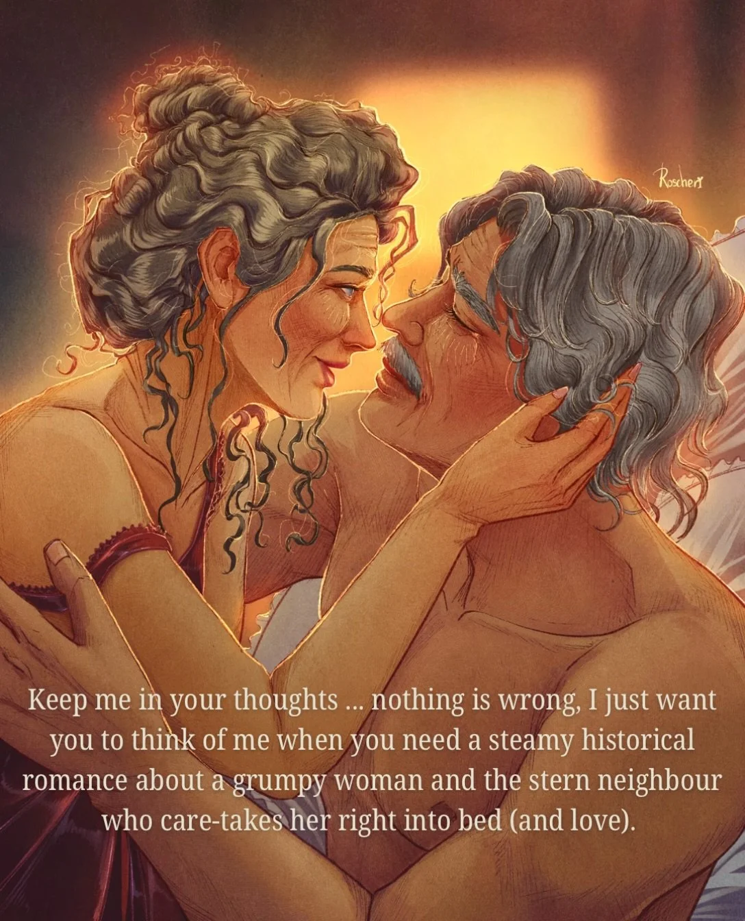 Keep me in your thoughts &hellip; fainted away at @roscheriart incredible imagining of Casper and Arabella. Thank you @samscreativecure for the post idea:)