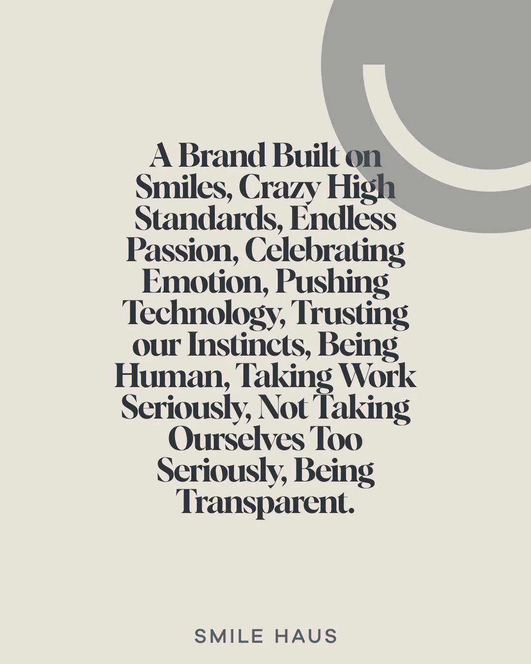 🦷✨ Why we&rsquo;re here &mdash; and why it matters. ✨🦷

At Smile Haus, our mission is simple:
To change the way people experience dentistry.

We&rsquo;re here to create a space that feels calm, considered, and completely patient-focused &mdash; whe