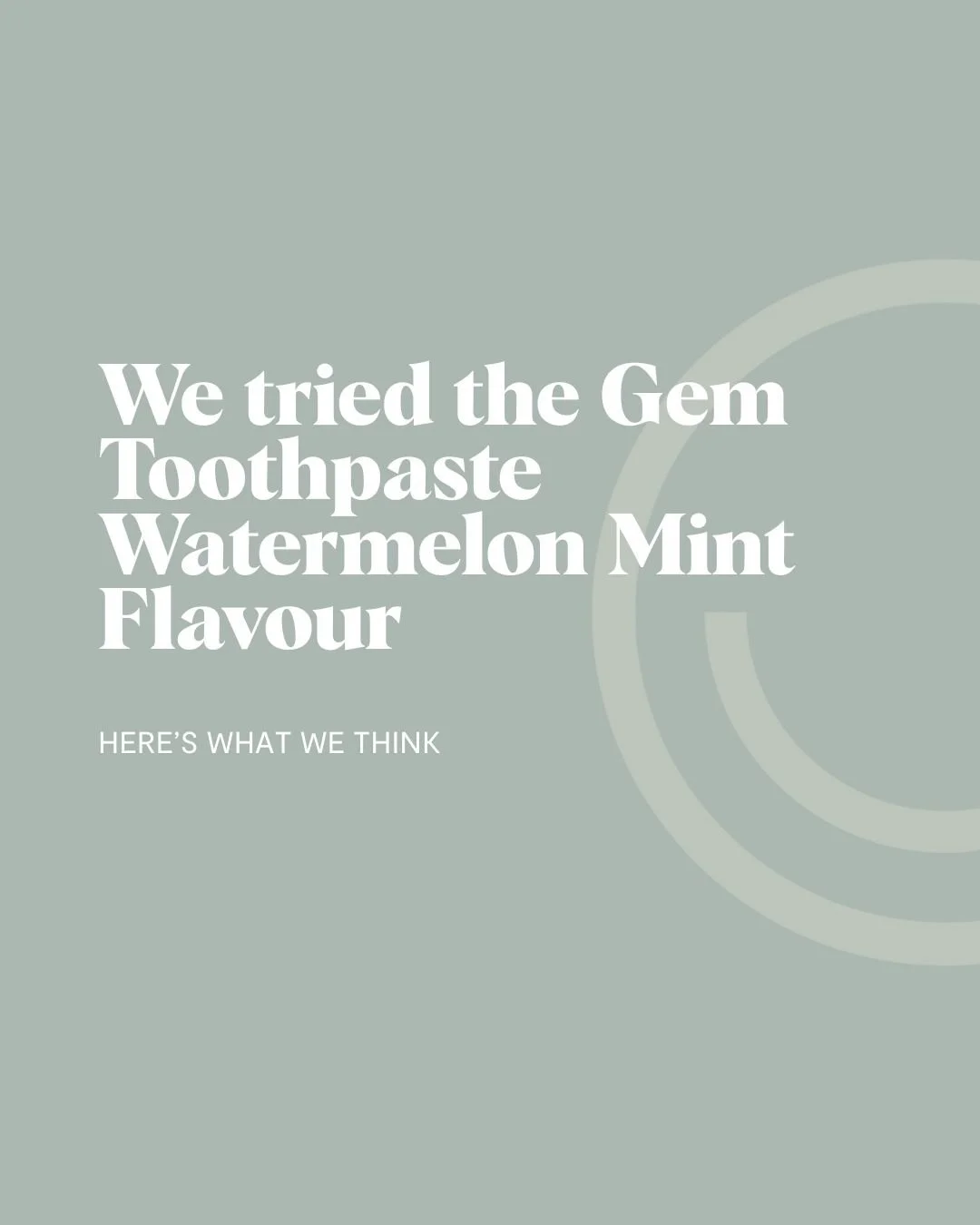 Sweet, refreshing and fun! 🍉✨

We put the Gem Watermelon Mint Toothpaste to the taste test &mdash; and the results speak for themselves. Swipe through to see what we think. 

Ready to upgrade your brushing routine? Try it for yourself and see why ev