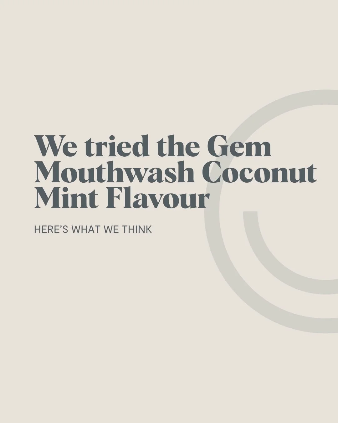 Fresh meets tropical! 🥥🌿 

We tried the Gem Coconut Mint Mouthwash and loved the burst of clean, refreshing flavour. 

#SmileHaus #dentalcare #perth #shentonpark #shentonquarter #Gem #mouthwash