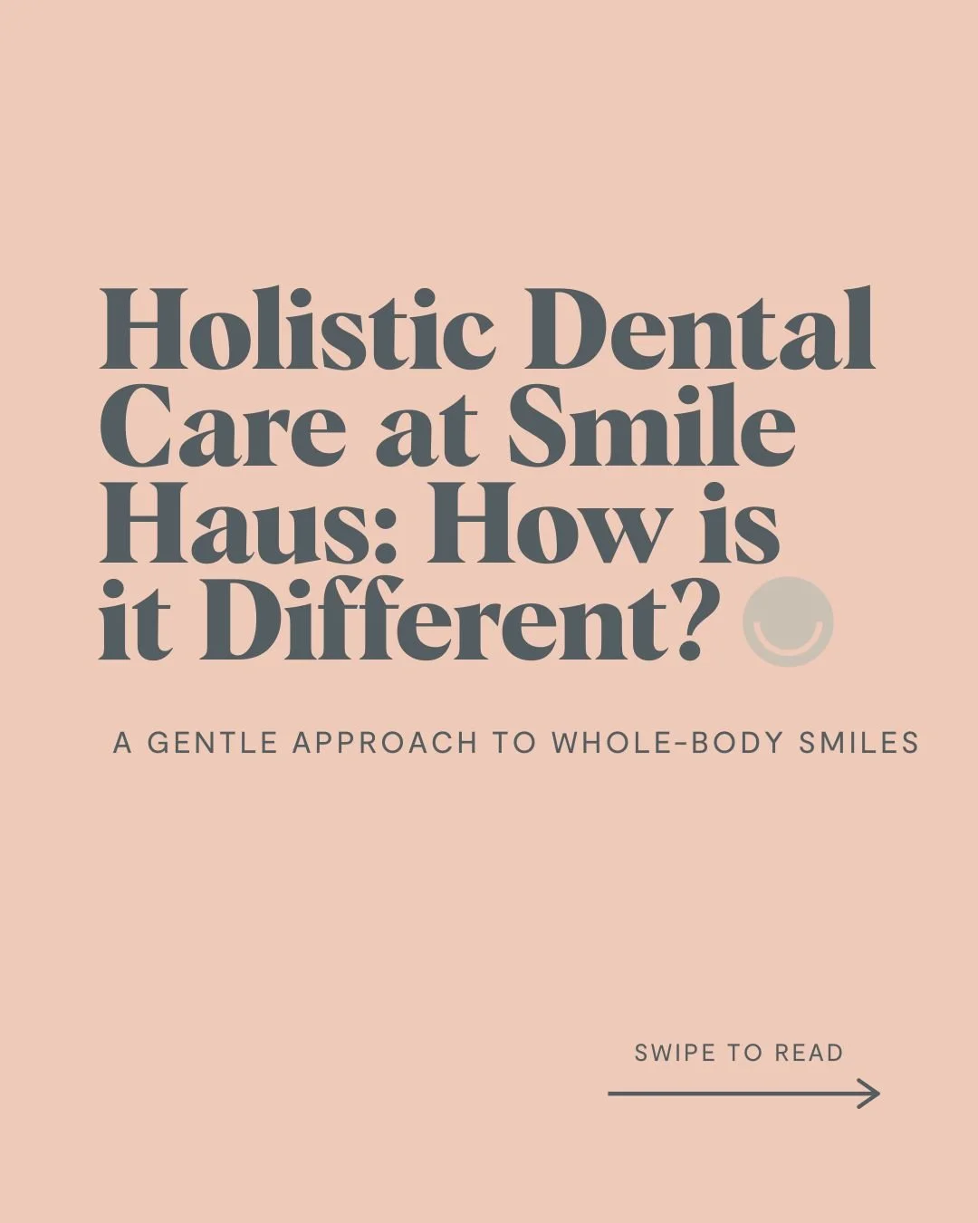 At Smile Haus, we treat your smile as more than just teeth&mdash;it&rsquo;s part of your overall wellbeing. From soothing aromas to weighted blankets and gentle, personalised care, every visit is designed to feel calm, comfortable, and completely you