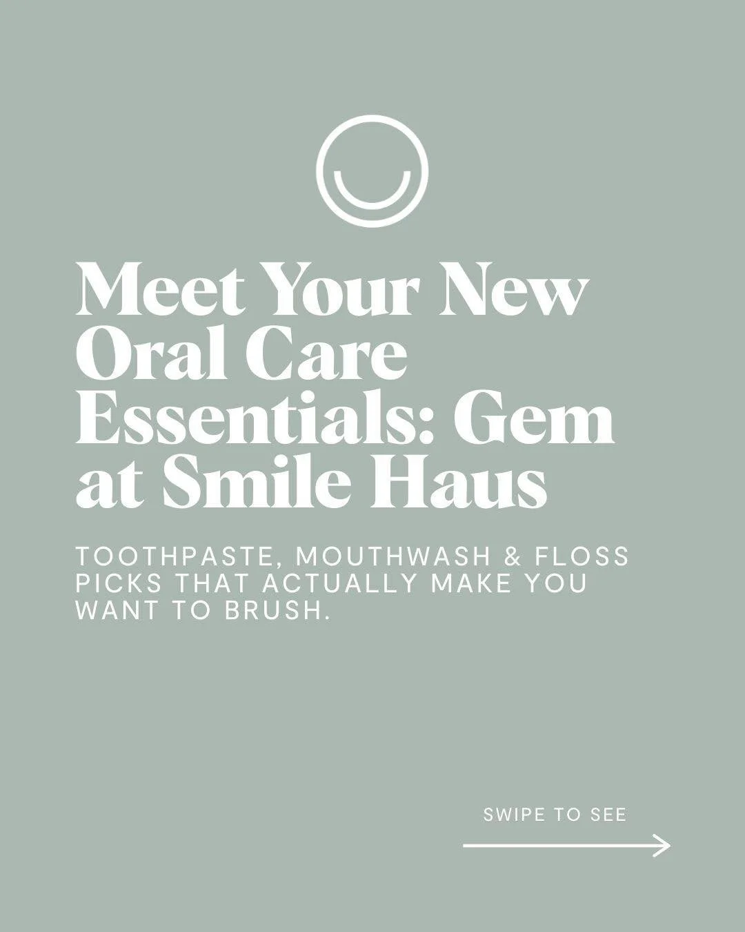 Gem has officially arrived at Smile Haus, and she&rsquo;s here to make brushing feel like a ritual, not a routine.

Australia&rsquo;s first natural oral care brand, Gem pairs ultra-clean ingredients with science-backed formulas and packaging that act