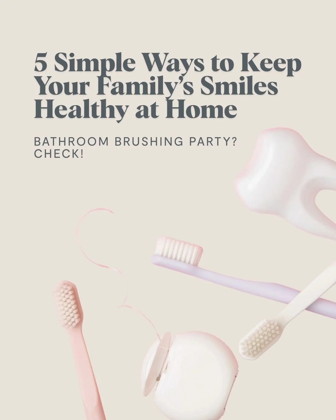 Thinking about keeping your family&rsquo;s smiles healthy at home? 🪥✨

At Smile Haus, we believe great oral health starts with simple daily habits. From brushing together to choosing the right toothpaste and making flossing fun, small changes at hom