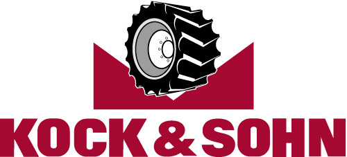 Logo der Firma Kock & Söhne mit einem Zahnrad und einem Reifen mila motions Werbefilmproduktion