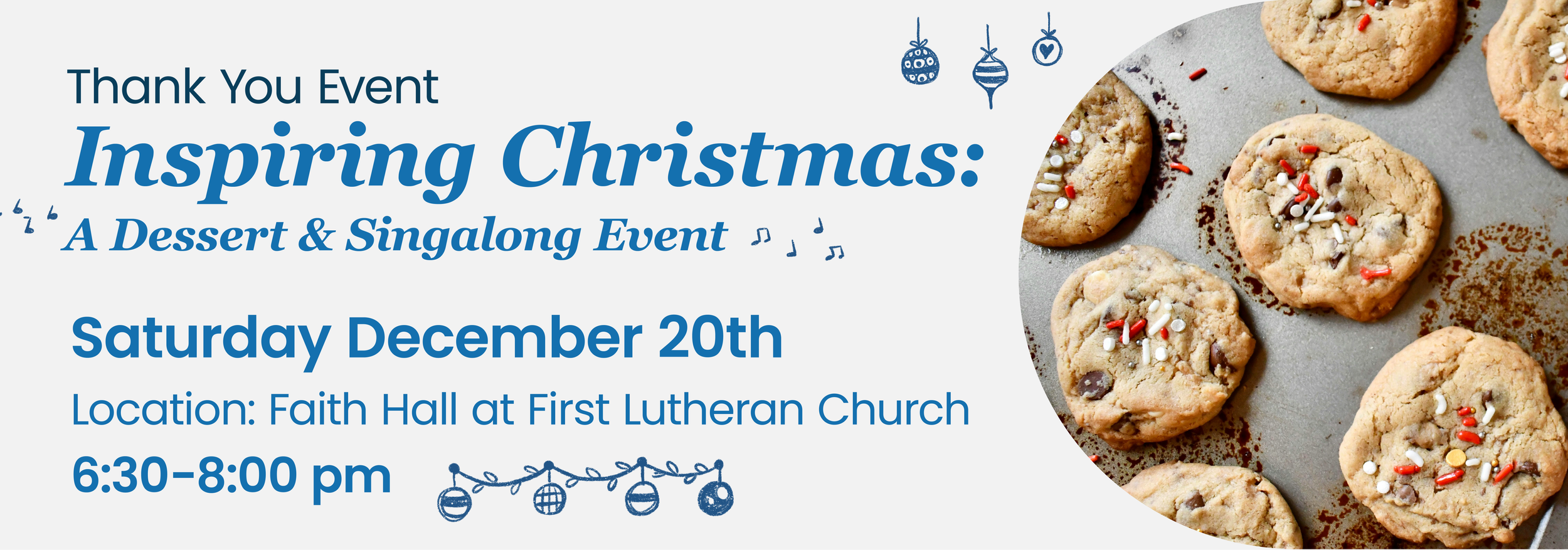 Inspiring Christmas: A Dessert and Singalong Event